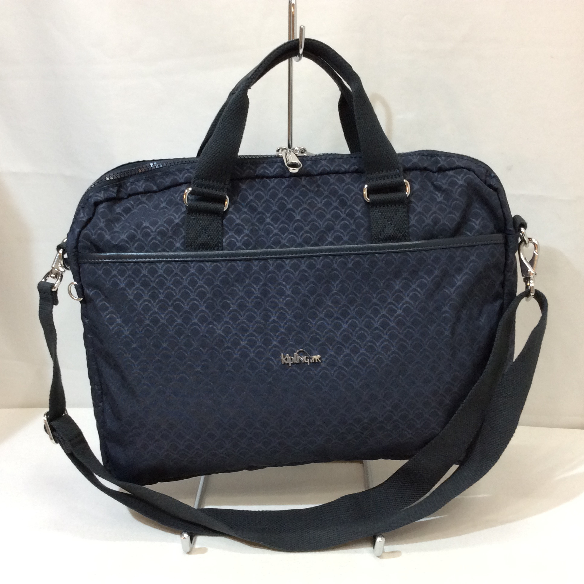 kipling キプリング ショルダー付きビジネスバッグ ネイビー