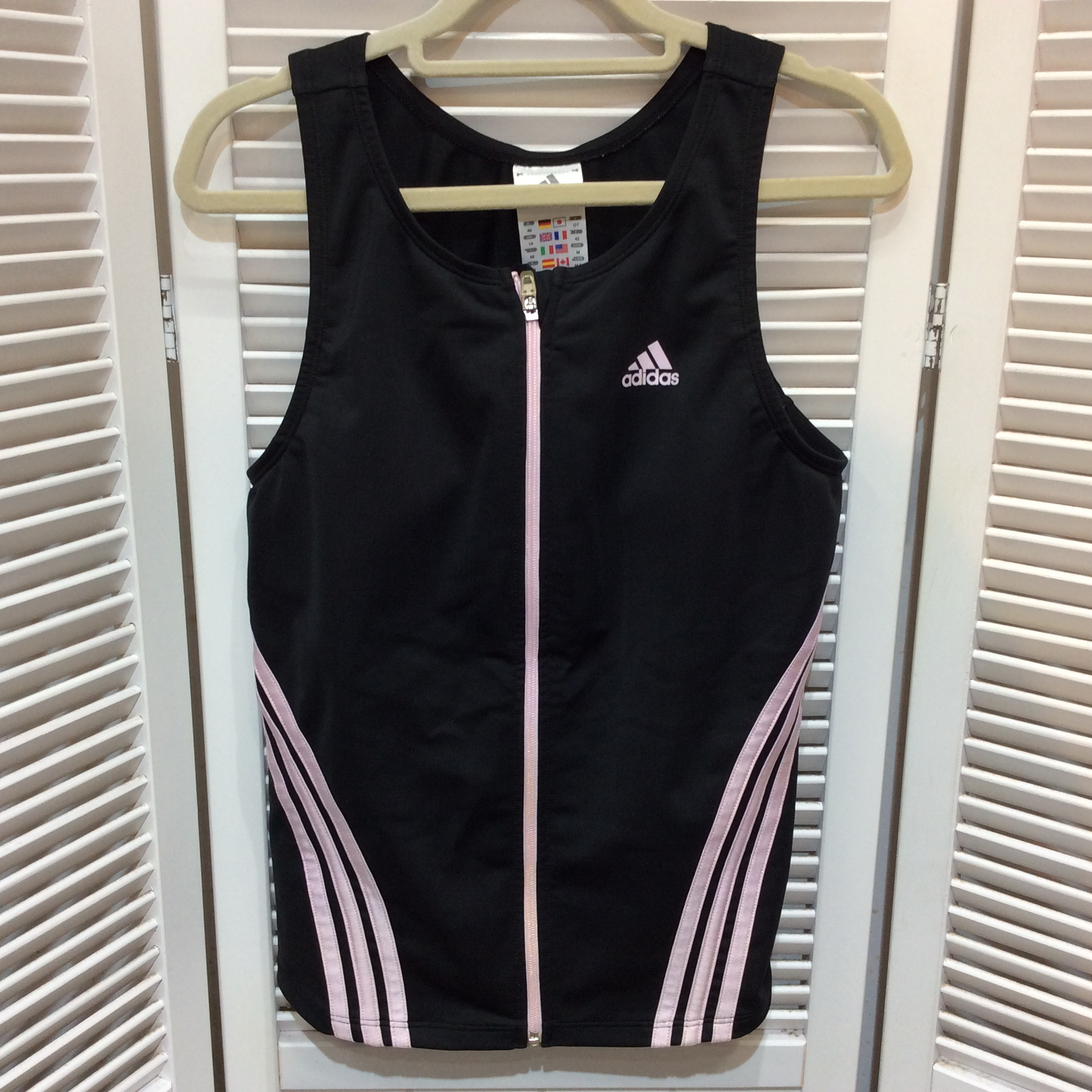 adidas アディダス フィットネス水着 OT ブラック 上のみ