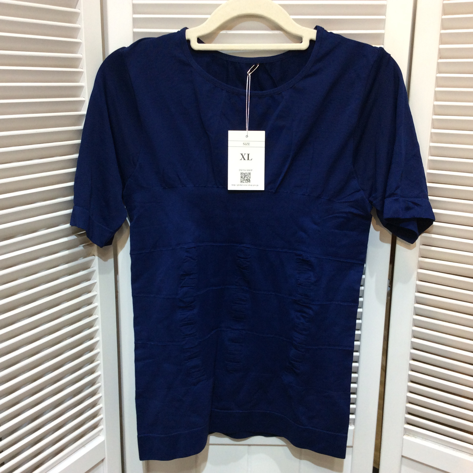 未使用☆半袖カットソー XL ネイビー