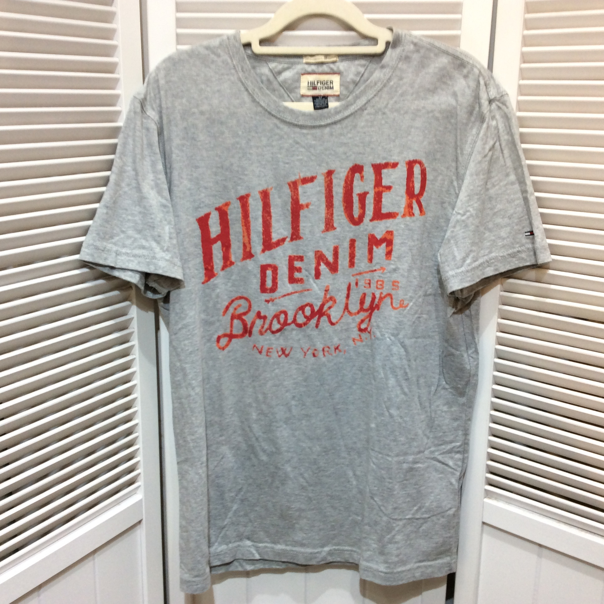 TOMMY HILFIGER DENIM トミーヒルフィガー メンズ Ｔシャツ M グレー