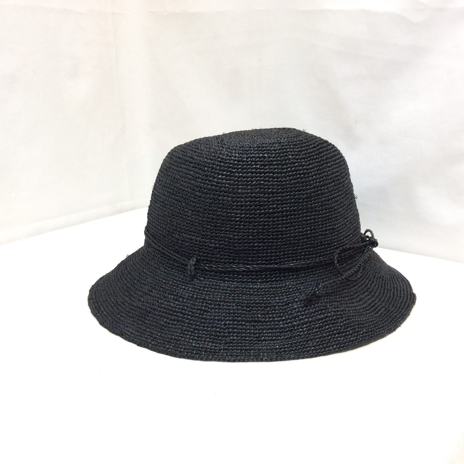 無印良品 帽子  黒  56〜57.5cm 美品