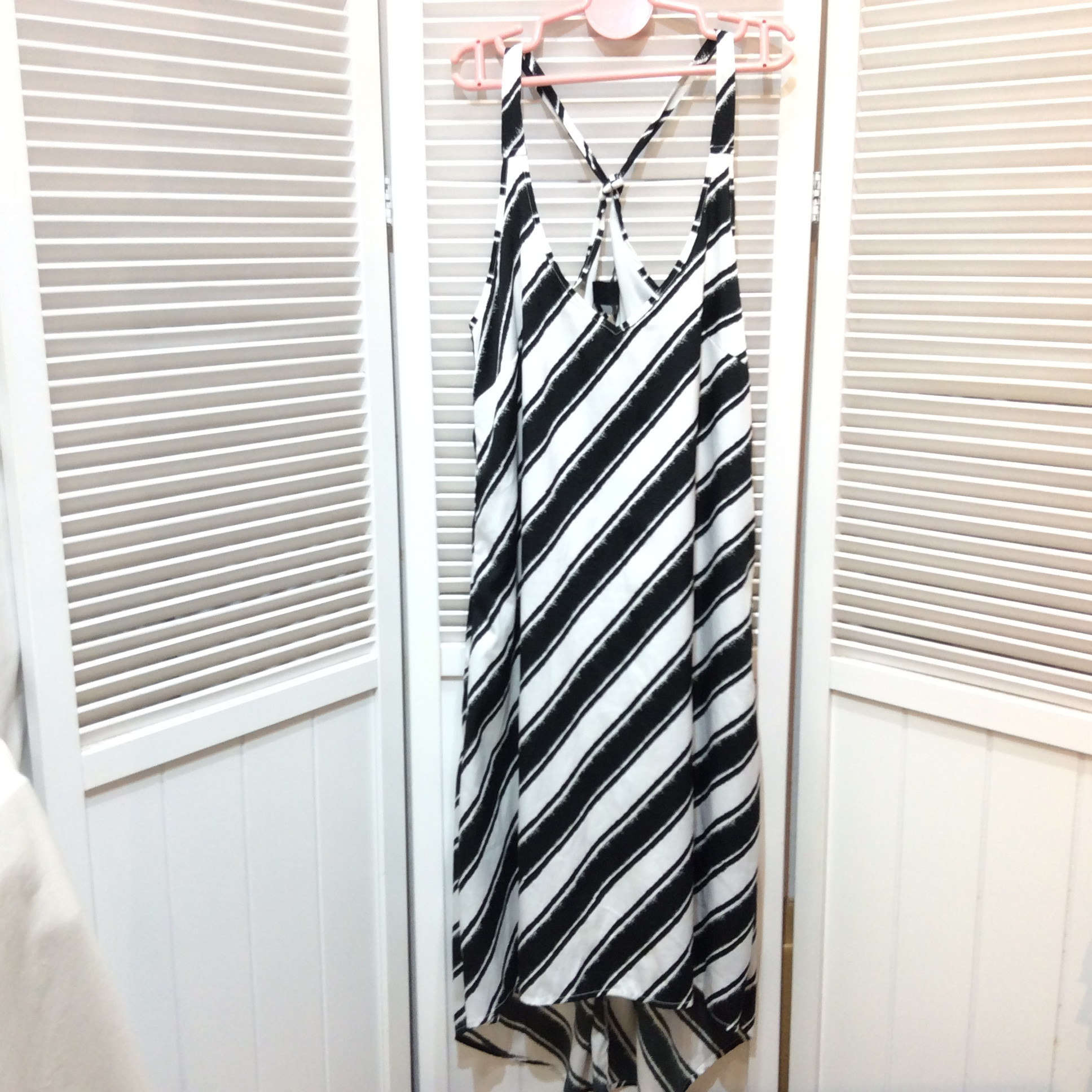 H&M キャミワンピース  サイズM  白黒柄
