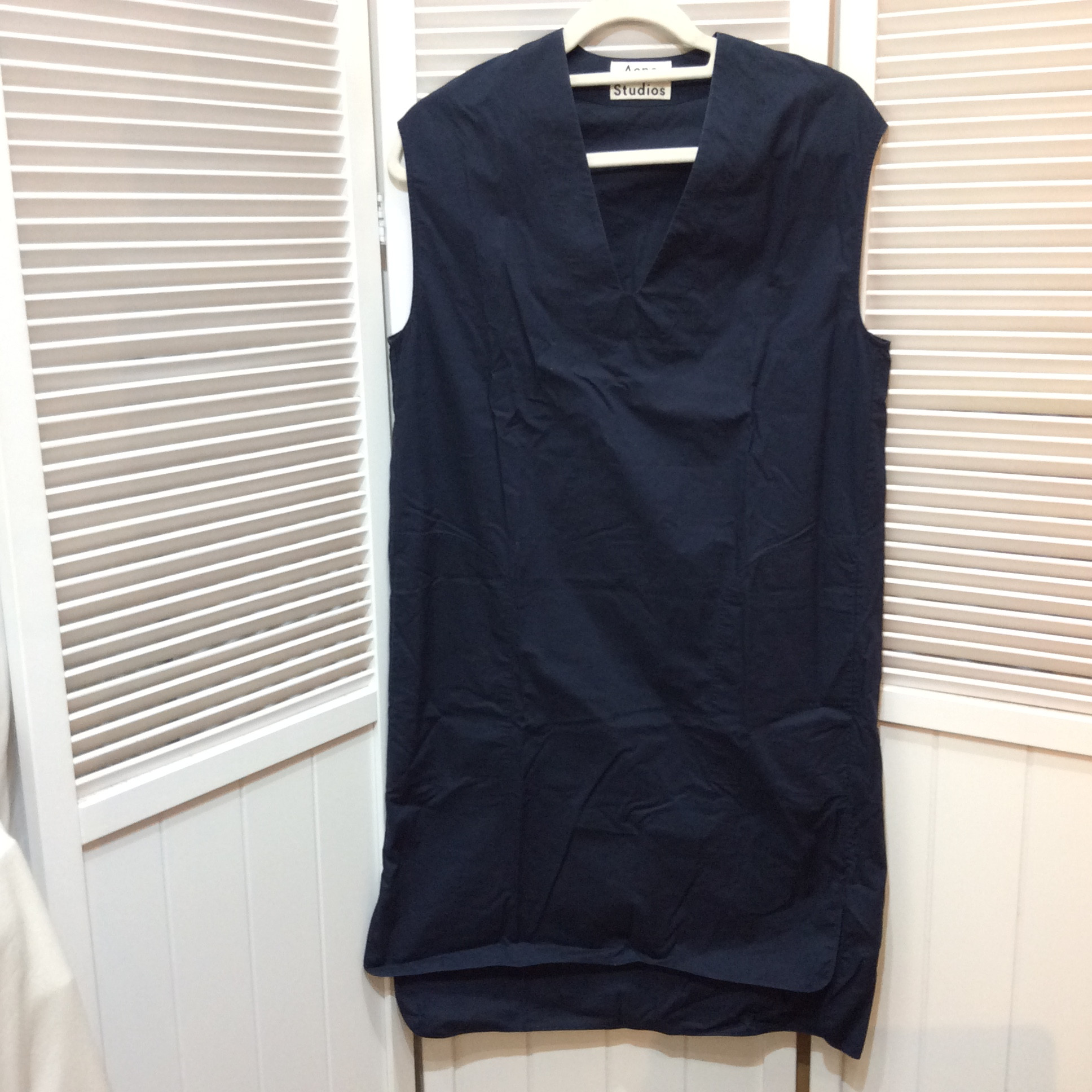 Acne Studios ノースリーブチュニックワンピース サイズ32 ネイビー