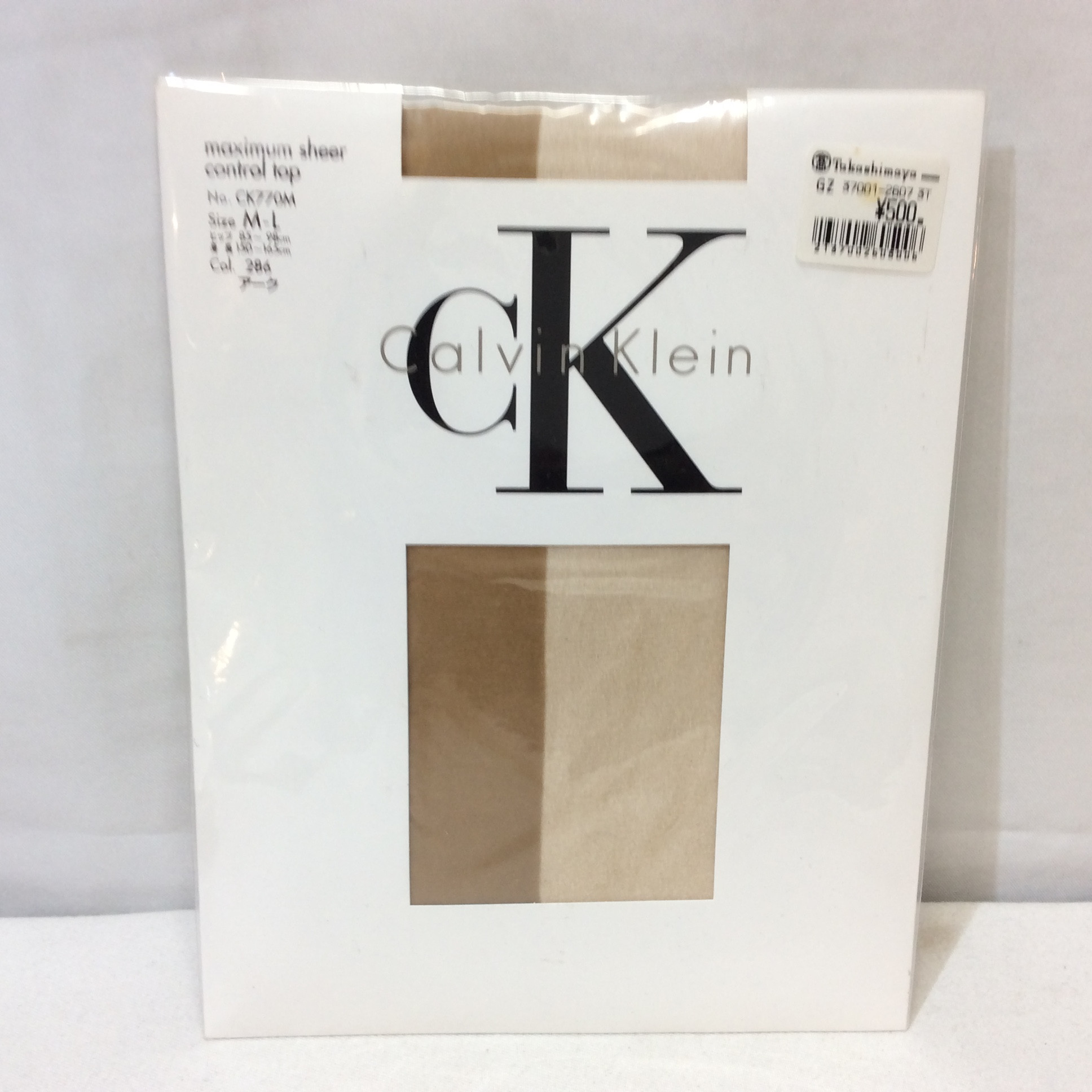 未使用☆CK カルバンクライン ストッキング M~L アーク