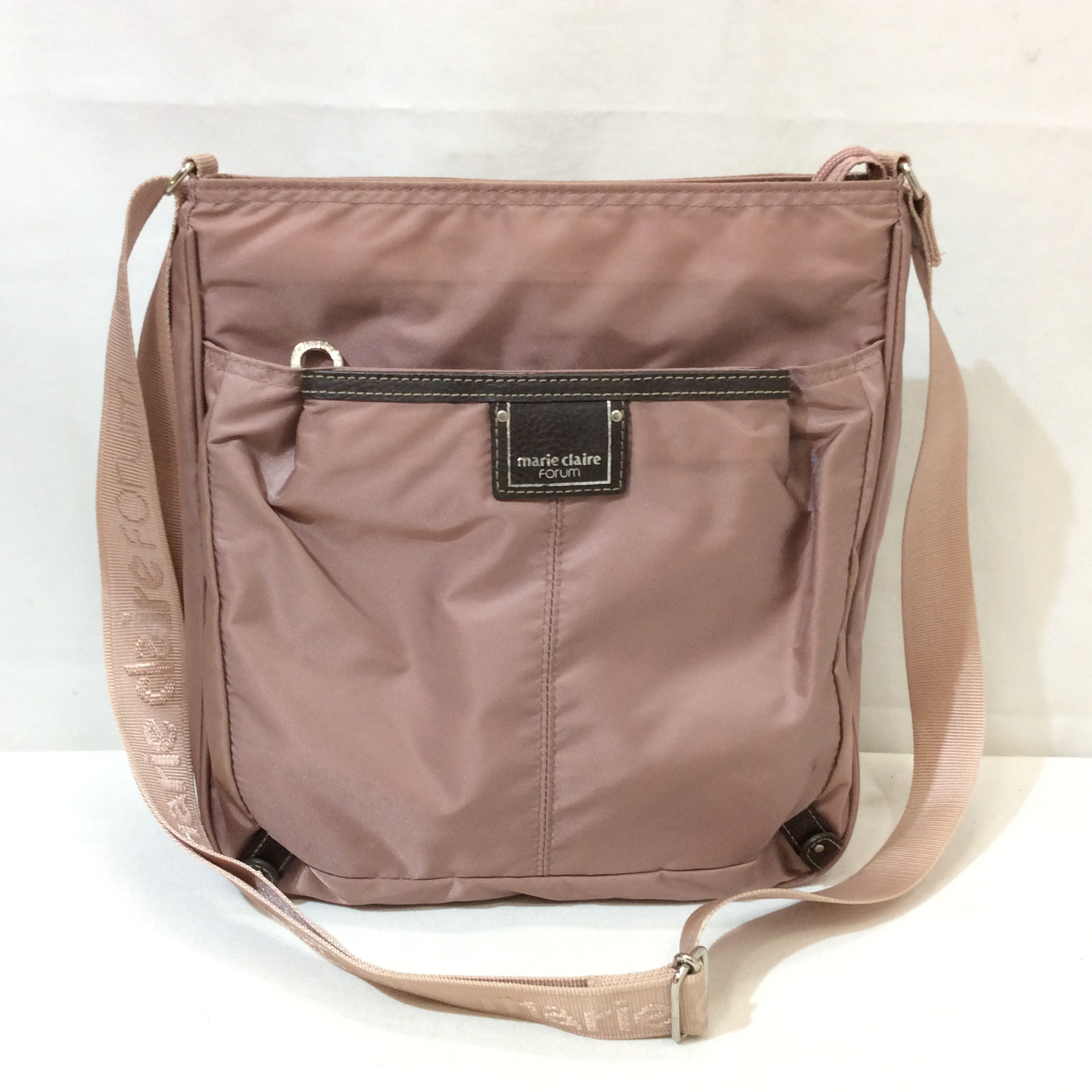 マリクレール ナイロンショルダーポーチ パープル系