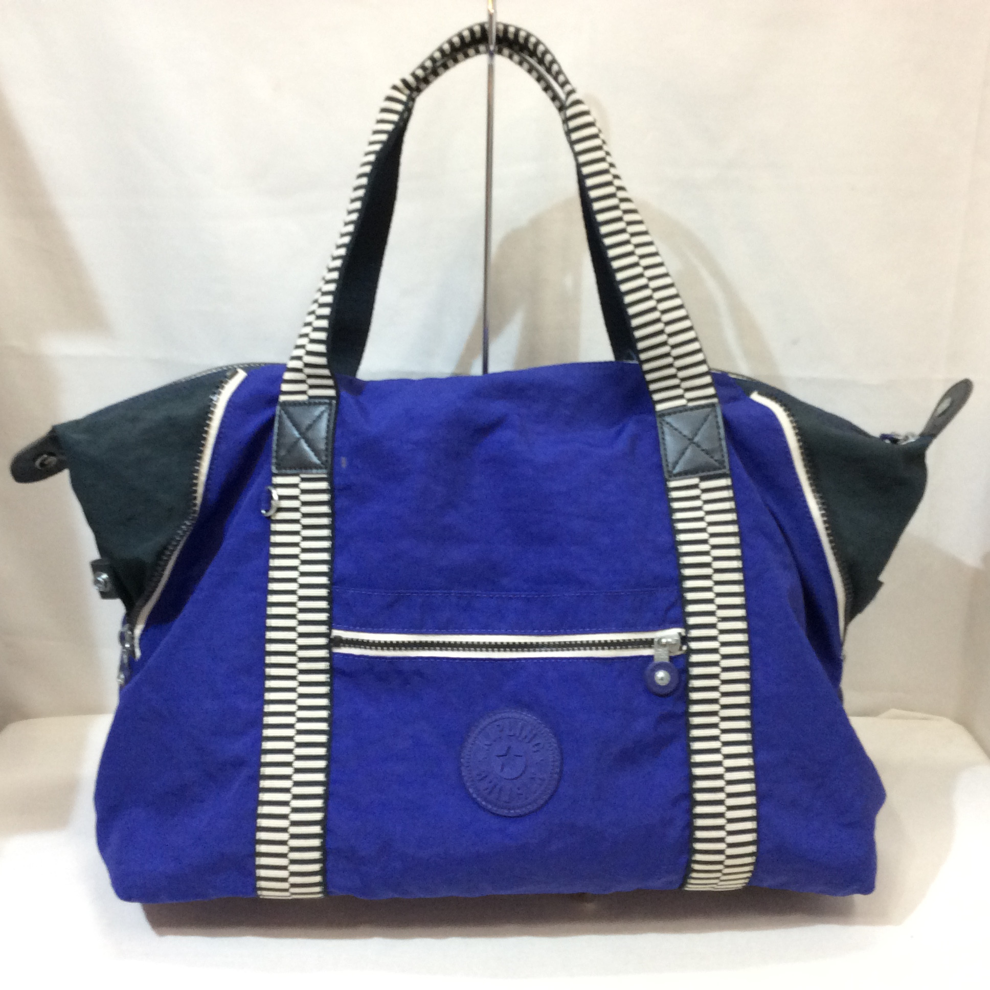 KIPLING キプリング ナイロン ボストンバッグ パープル系