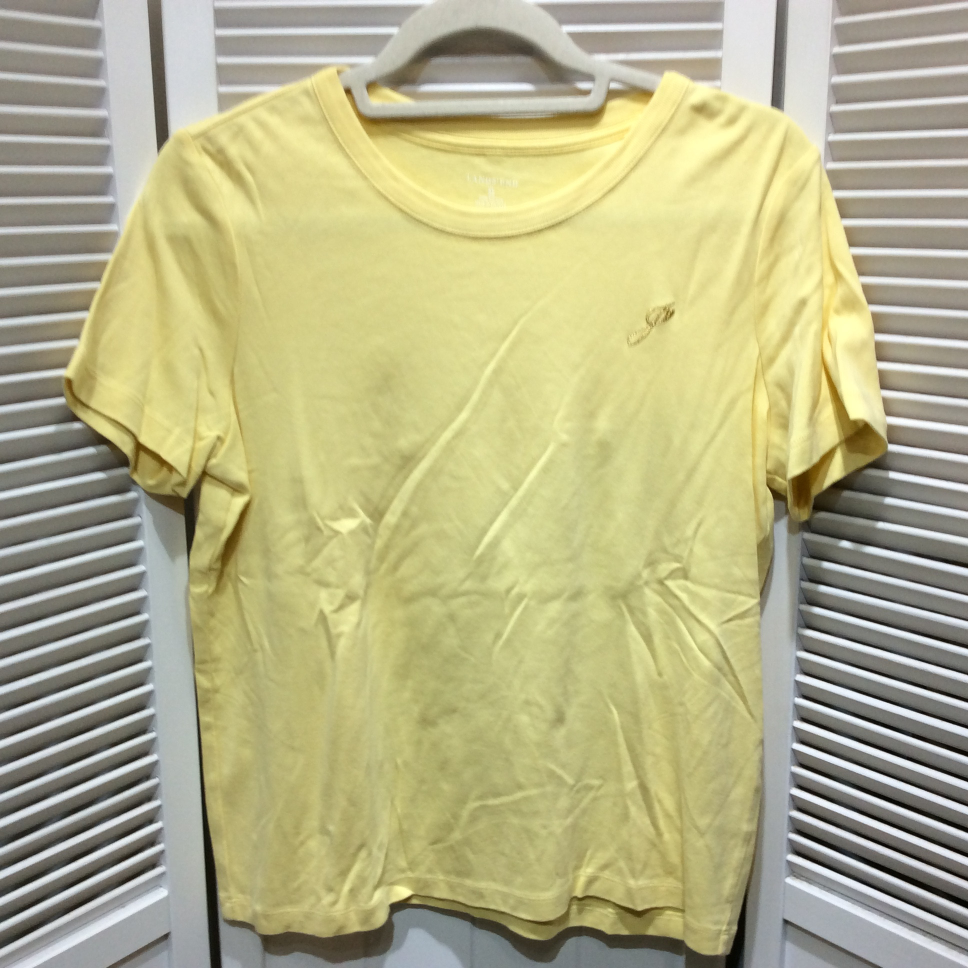 LANDS' END ランズエンド Tシャツ XL イエロー