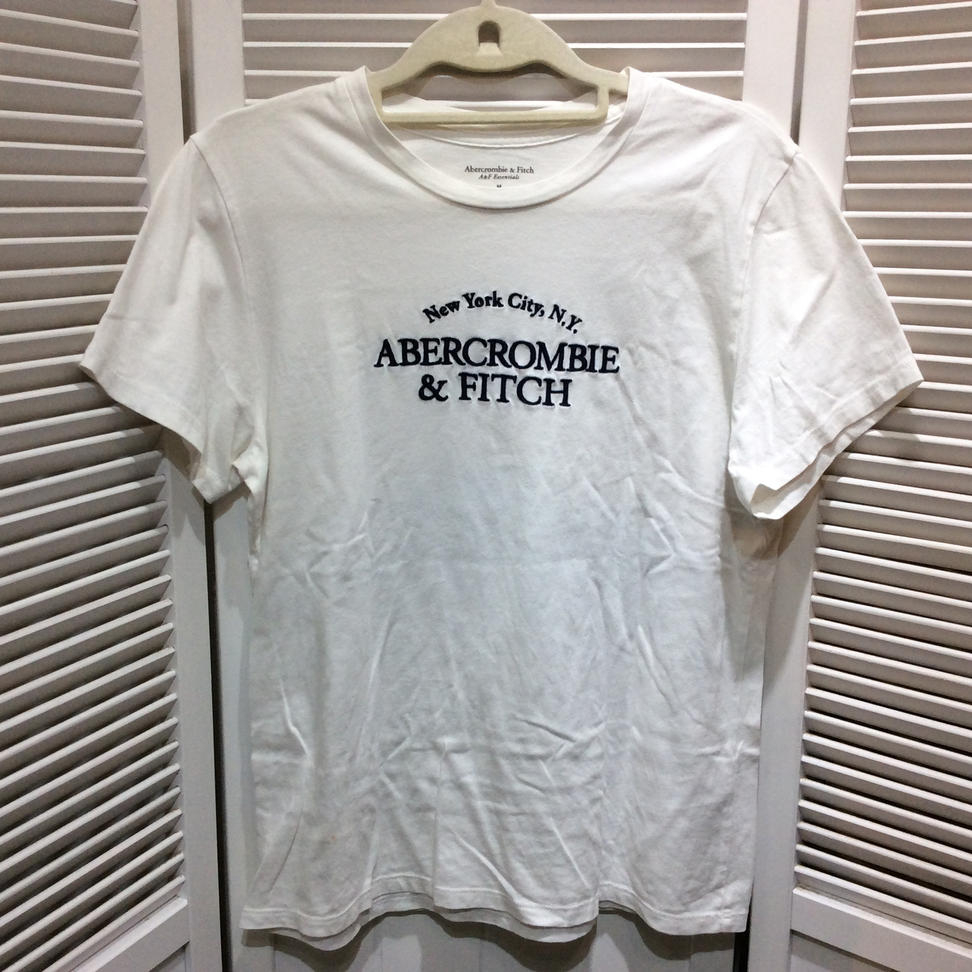 アバクロ Tシャツ M ホワイト シミあり