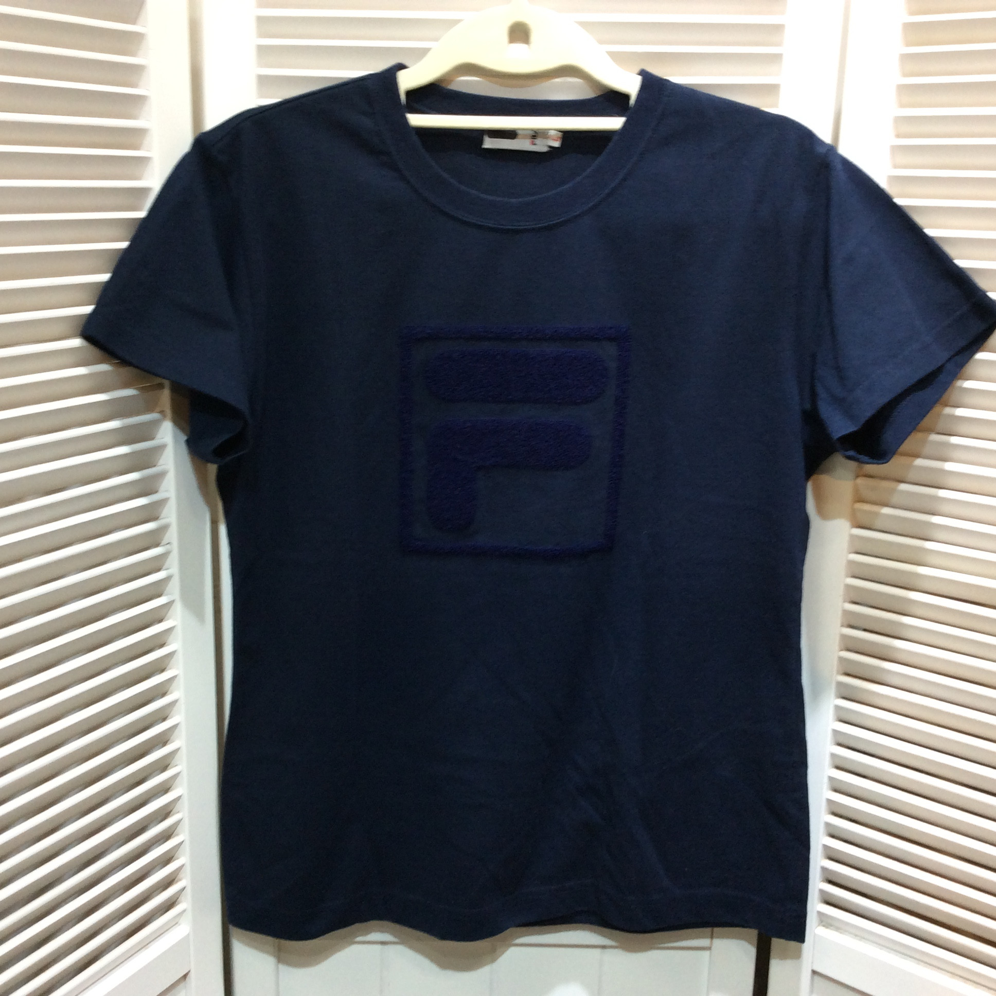 FILA フィラ Tシャツ L ネイビー