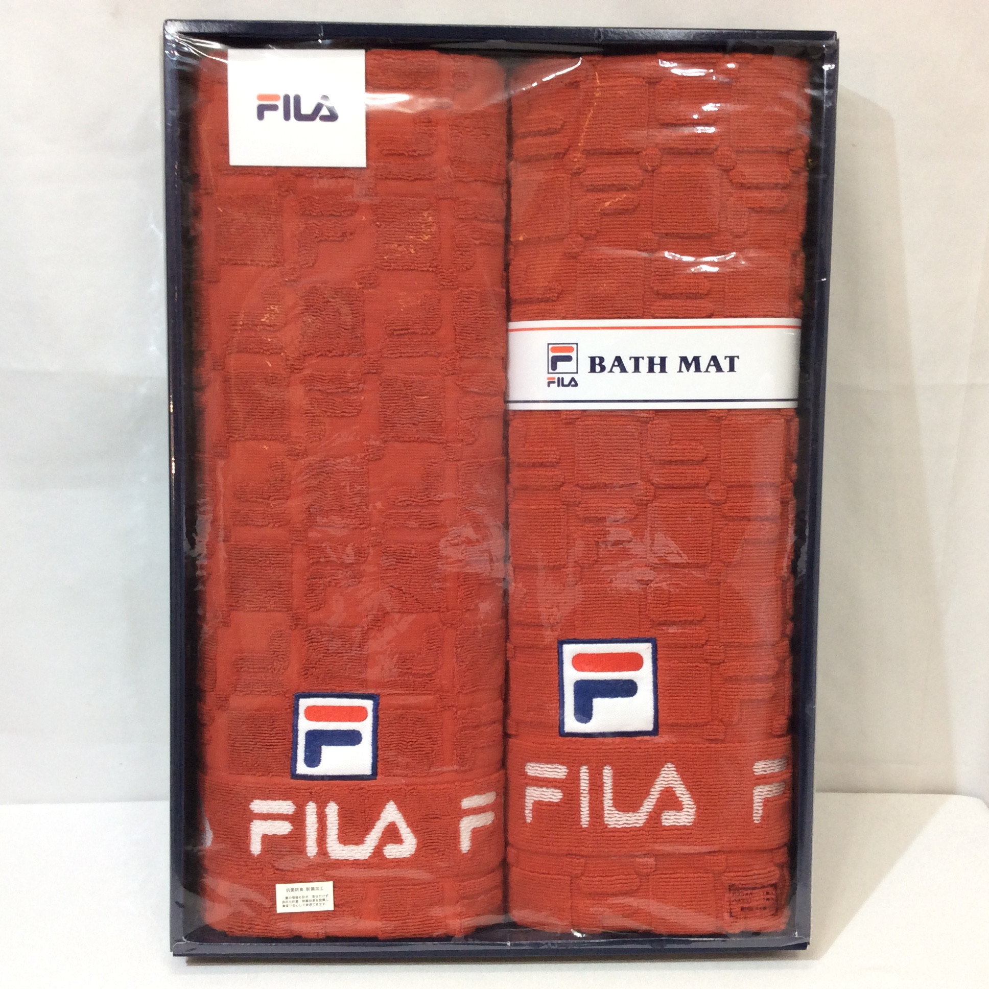未使用☆FILA フィラ バスタオル＆バスマットセット