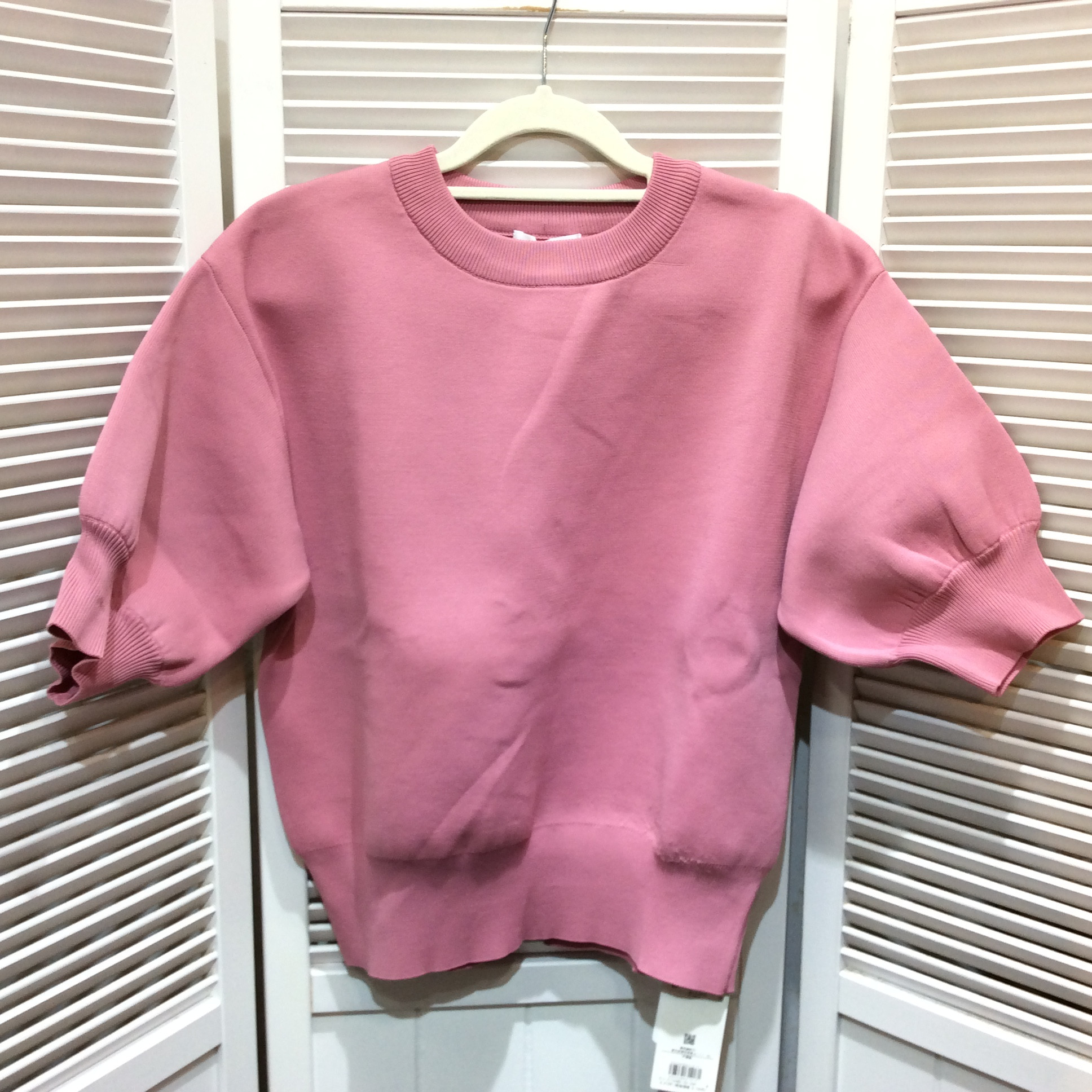 未使用☆ナチュラルビューティーベイシック 半袖カットソー M ピンク系