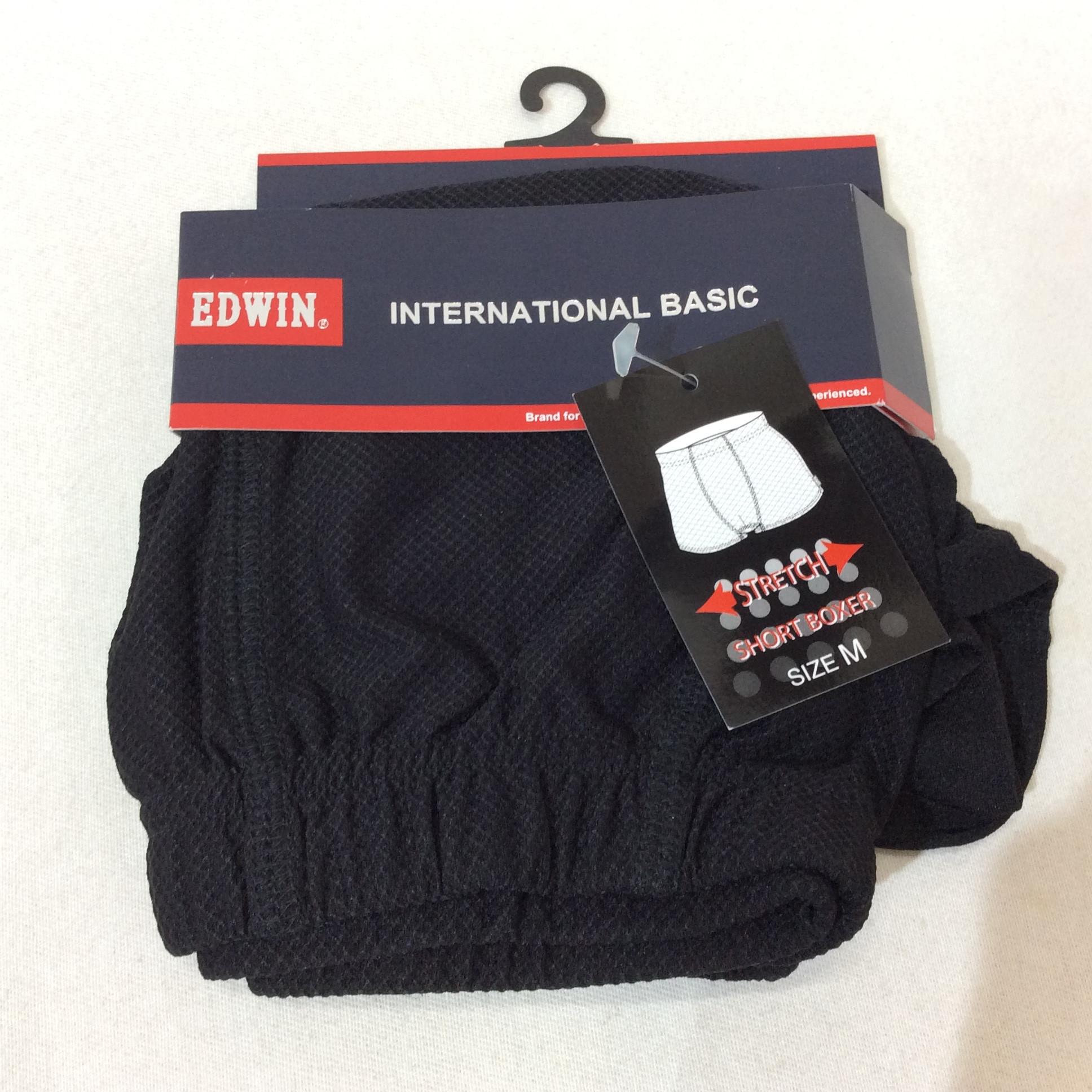 新品☆EDWIN エドウィン メンズ ボクサーパンツ M ブラック