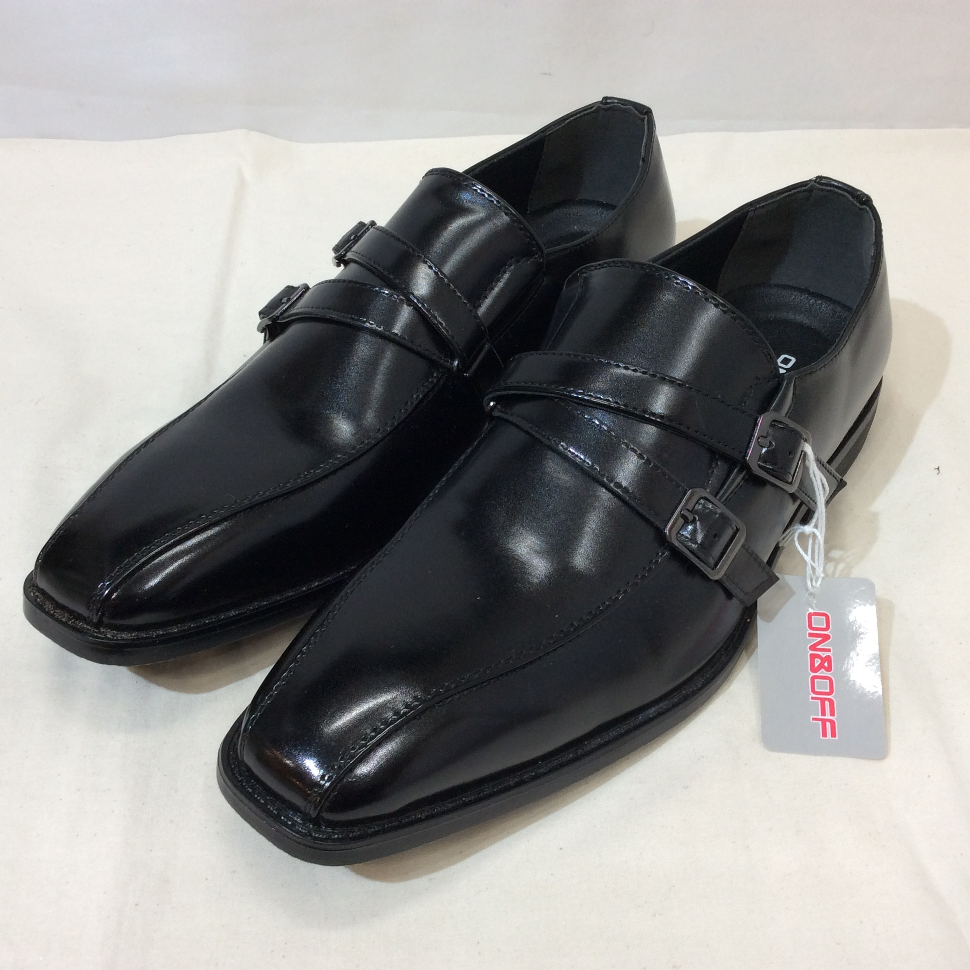 未使用☆ON&OFF オンアンドオフ 防滑スワロービットビジネスシューズ 26.5cm ブラック