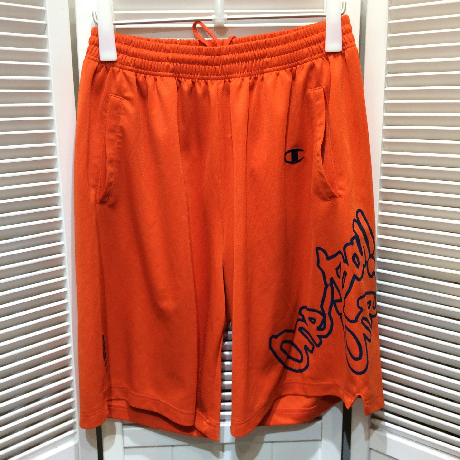 Champion チャンピオン メンズ ハーフパンツ L オレンジ