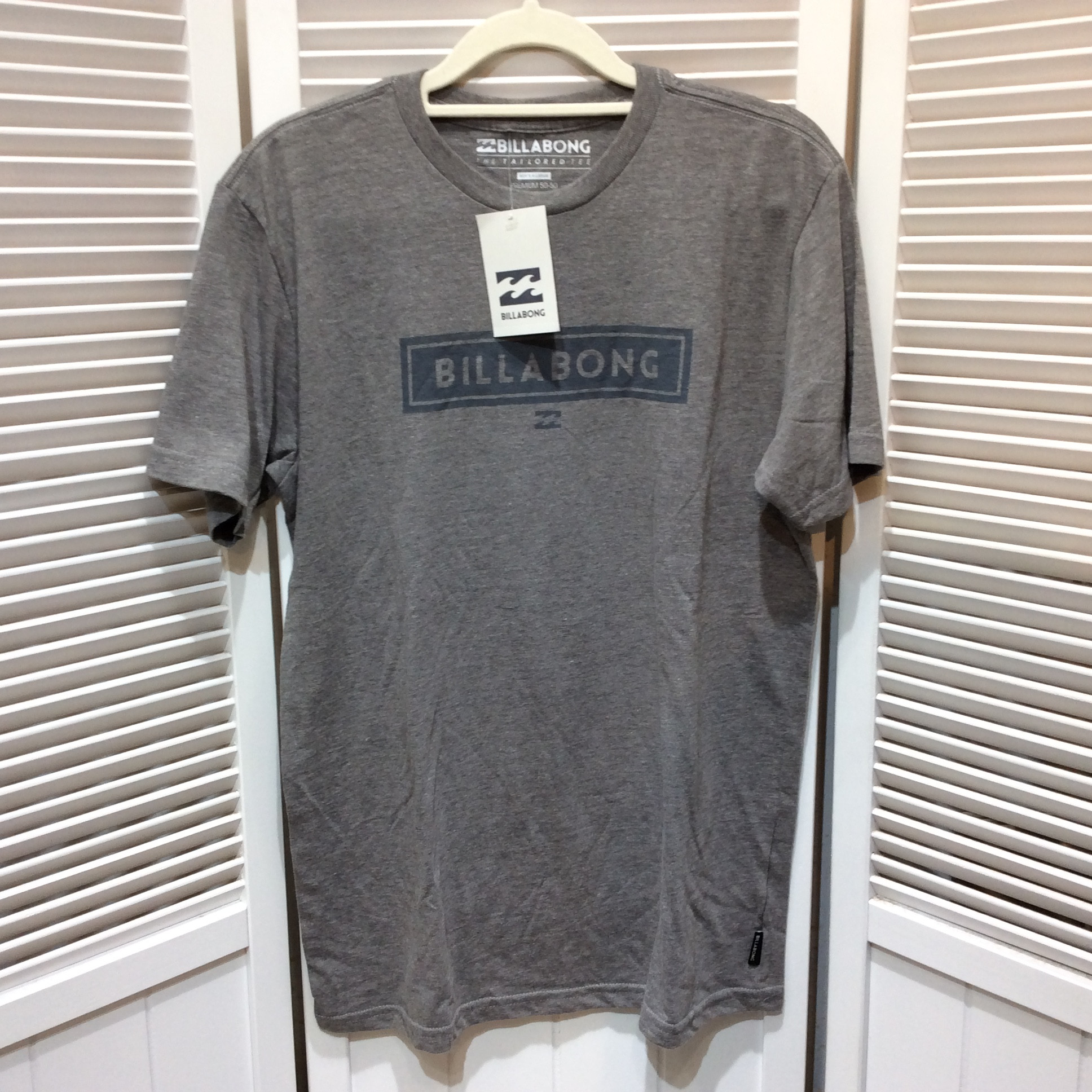 未使用☆BILLABONG ビラボン ボーイズ Tシャツ XL グレー BOY'S