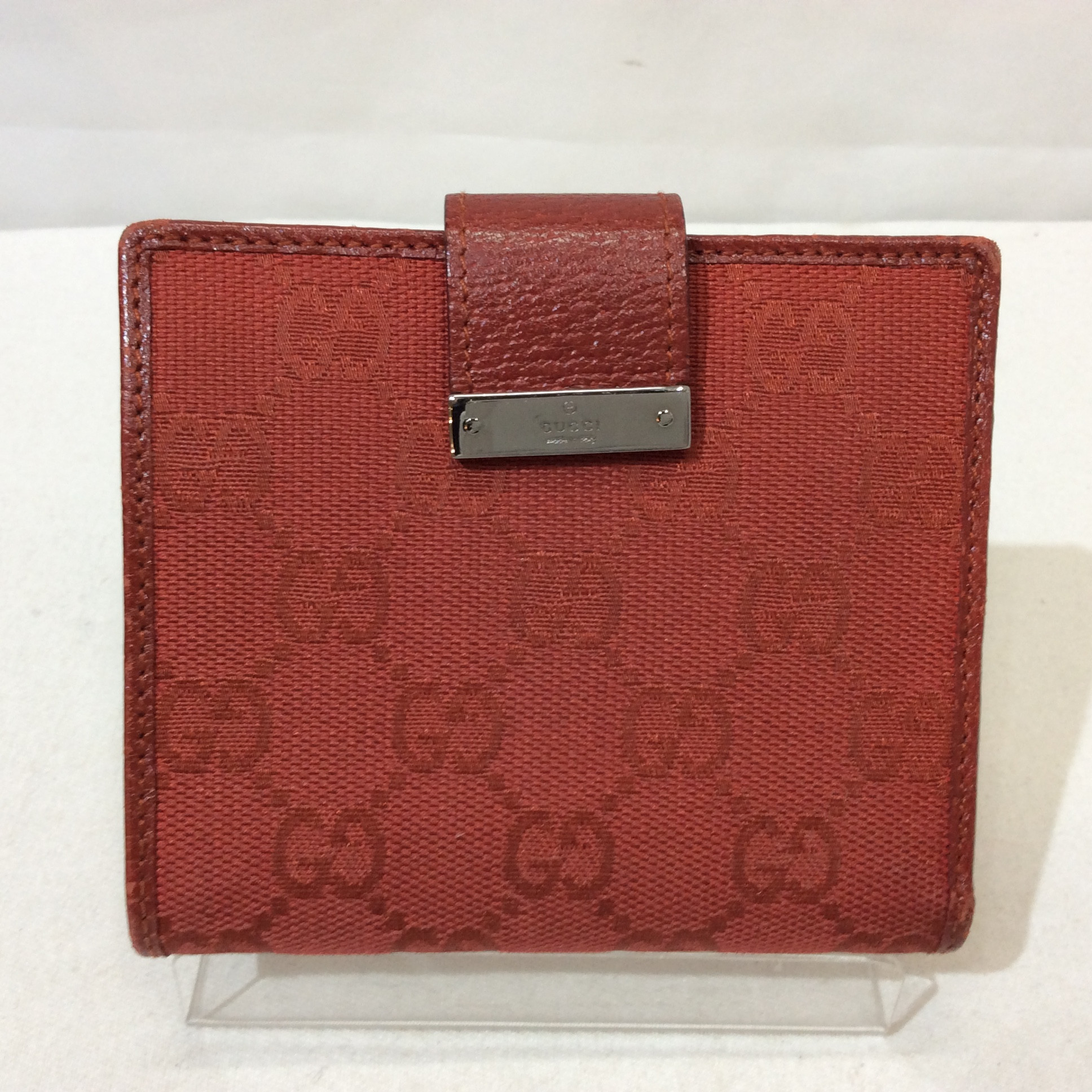 GUCCI グッチ 二つ折り財布 レッド