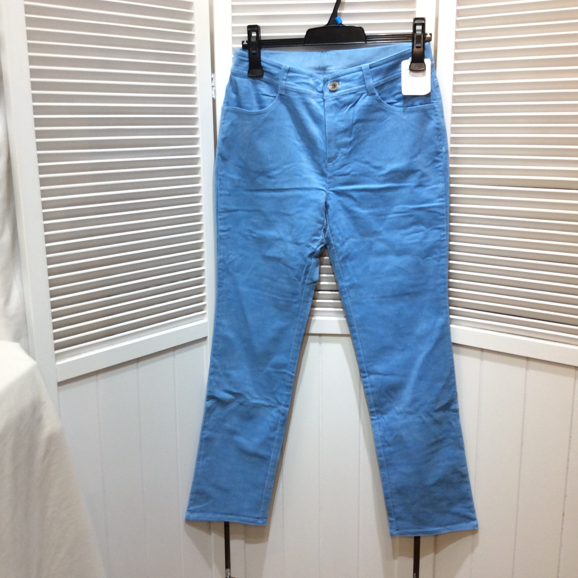 未使用 コーデュロイパンツ  W70  水色