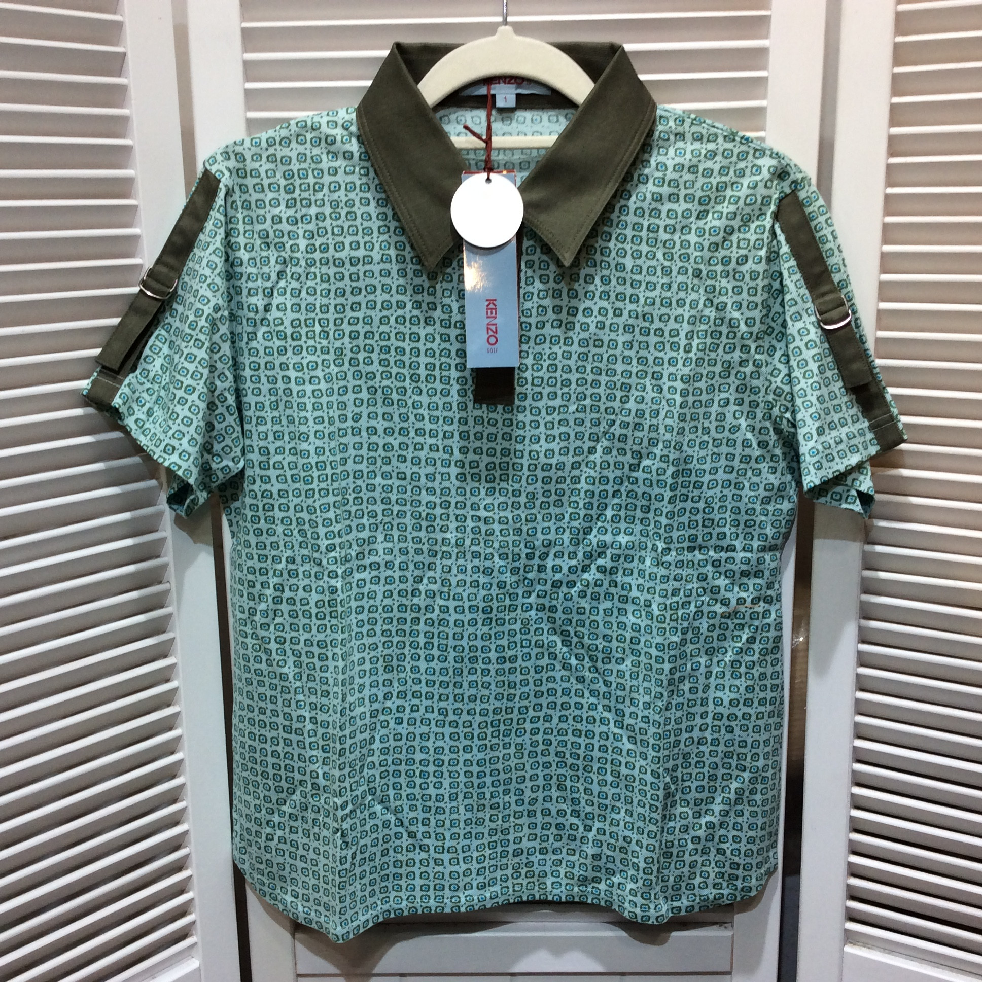 未使用☆KENZO GOLF ケンゾー ゴルフ 半袖シャツ ポロシャツ 1 ブルー系