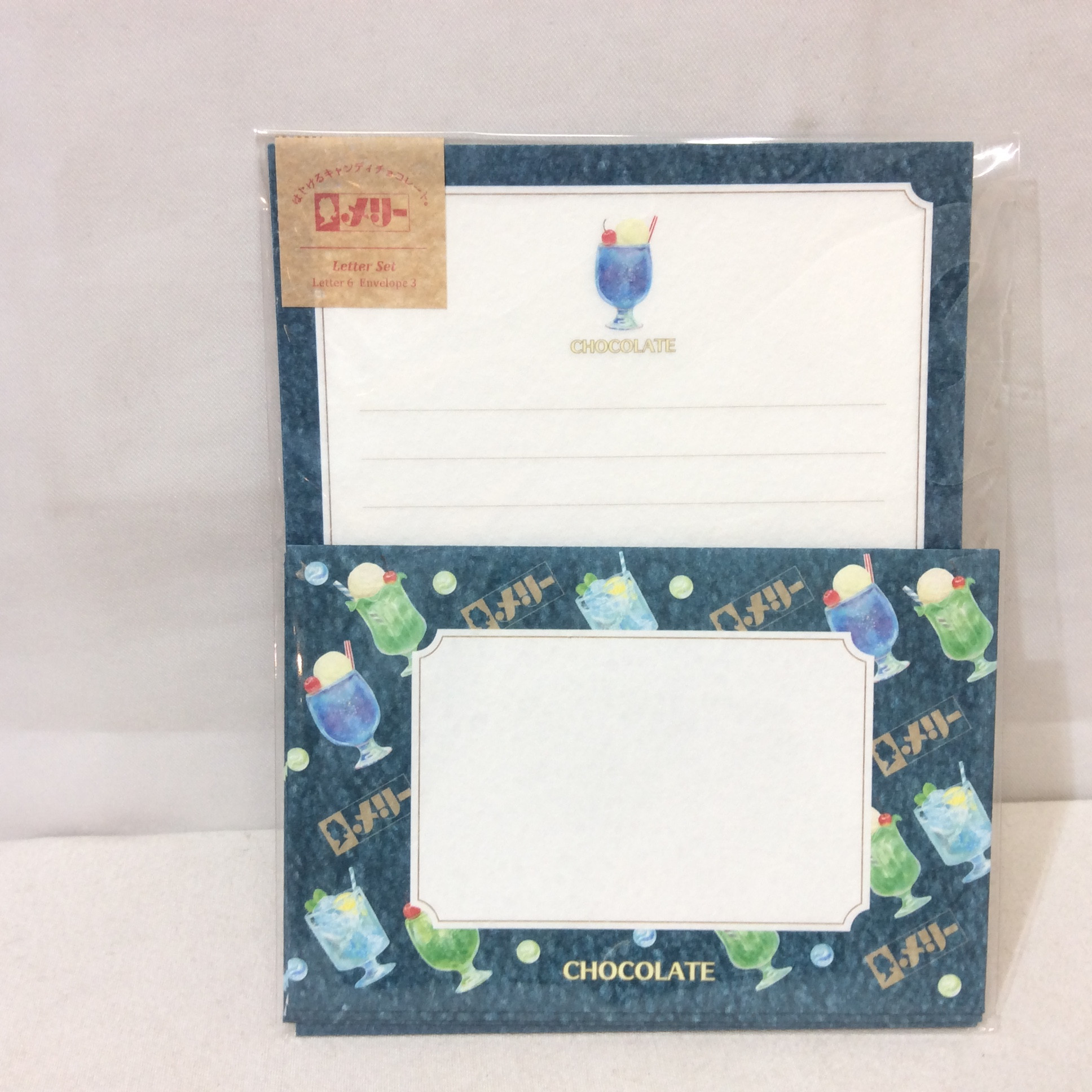 新品 メリーチョコレート レターセット クリームソーダ