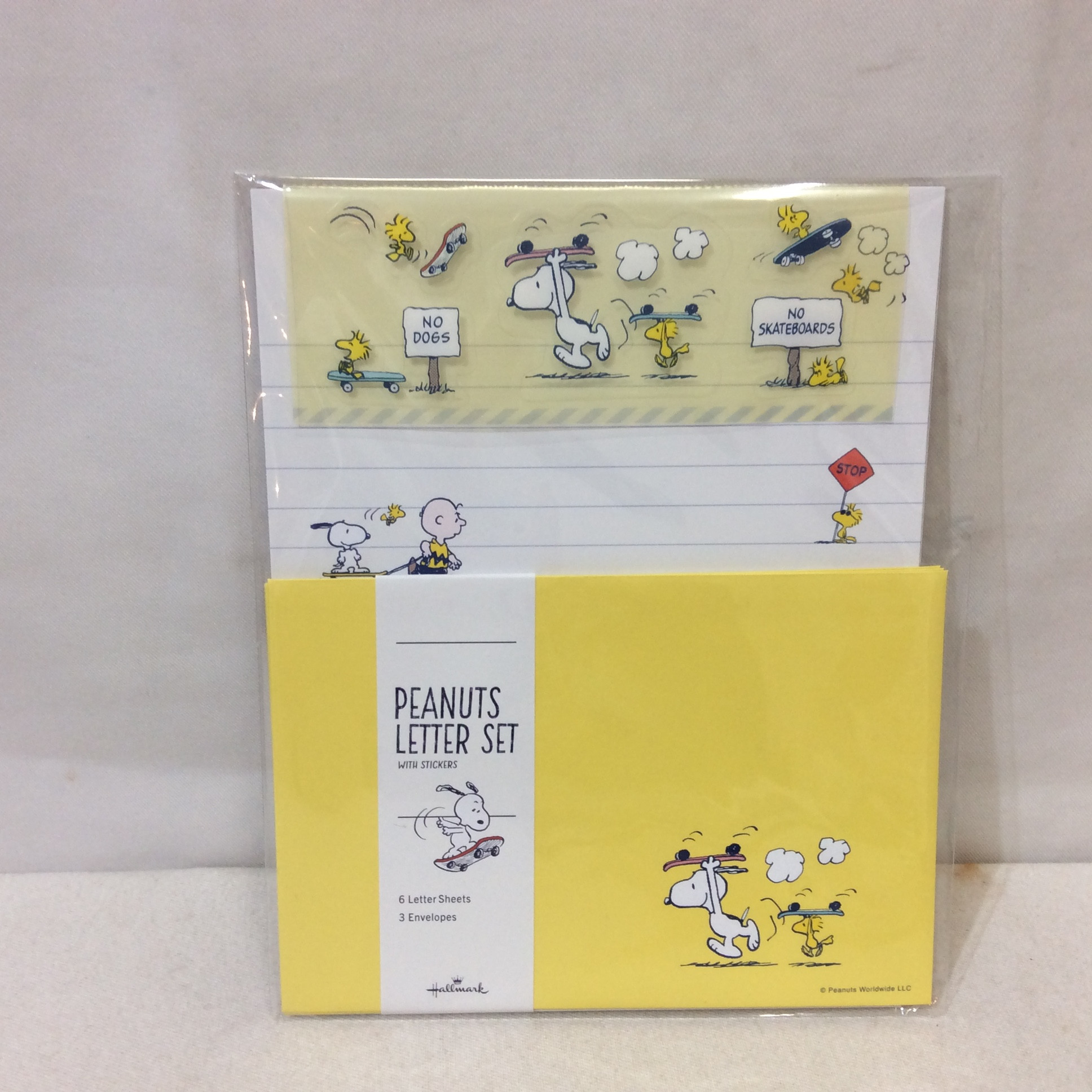 新品 ピーナッツ  レターセット    スケートボード柄