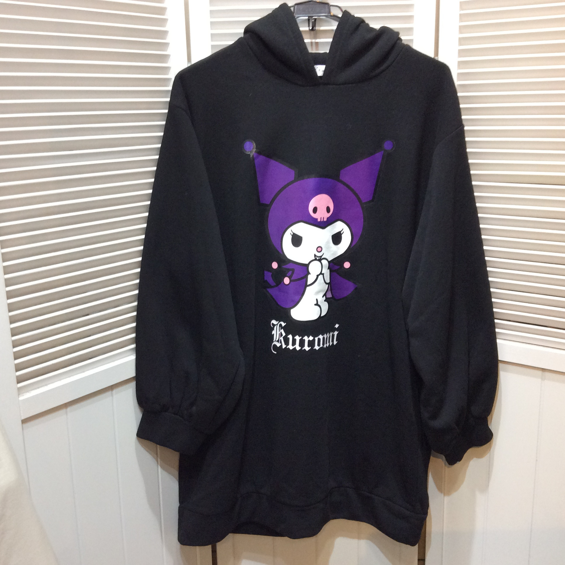 クロミちゃん パーカー  3L ブラック  美品