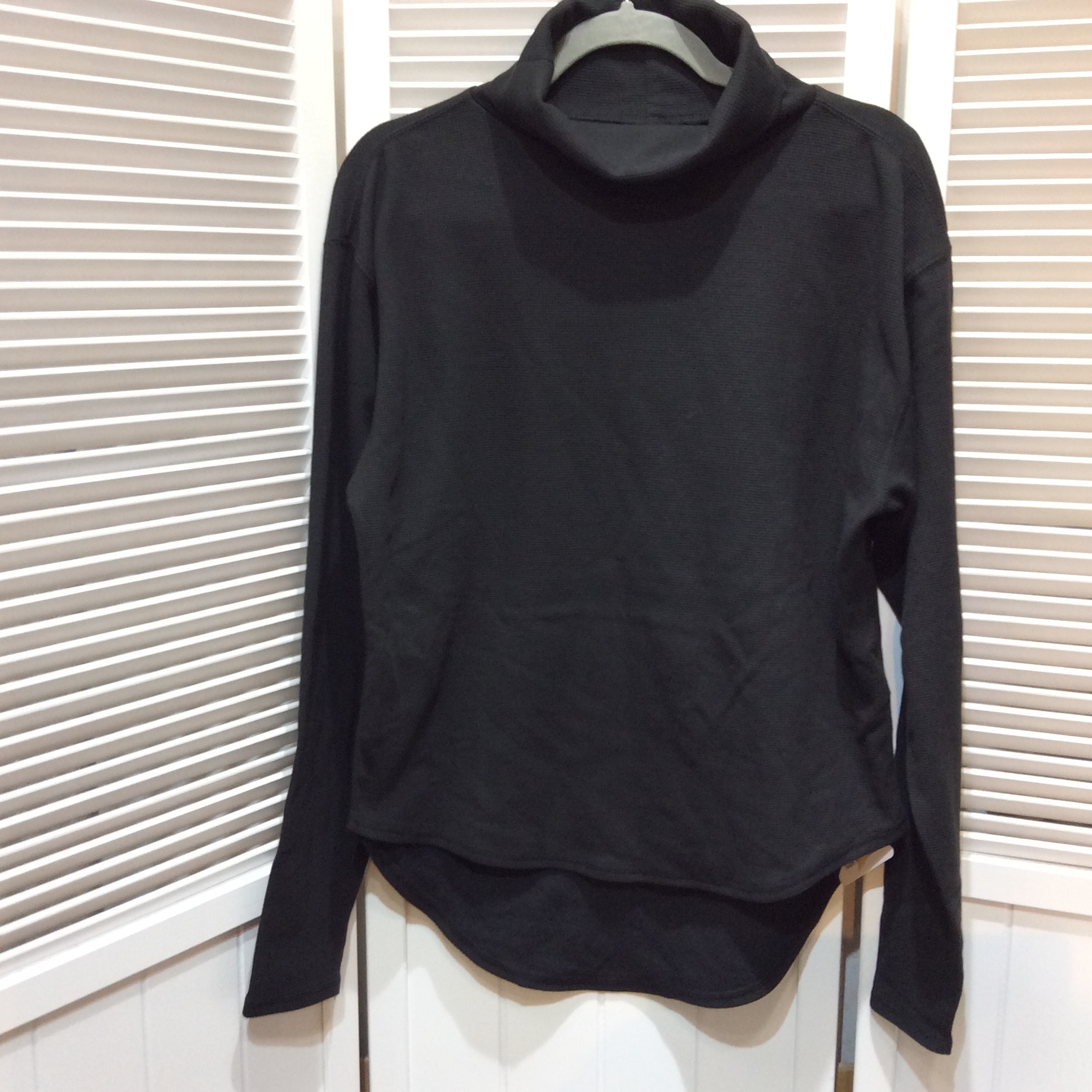 未使用 ギブリコレクション ワッフル タートルカットソー L 黒