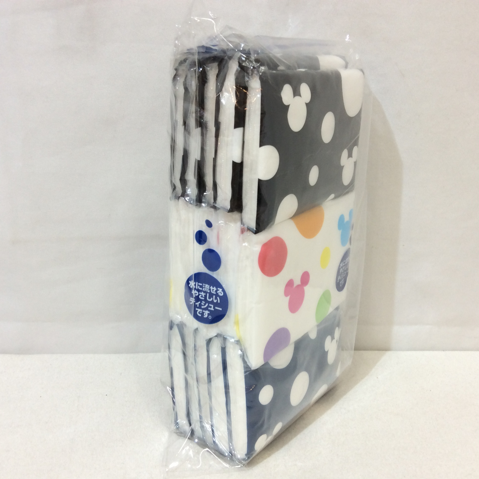 新品 ディズニー 水に流せるやさしい ポケットティッシュ 15パック