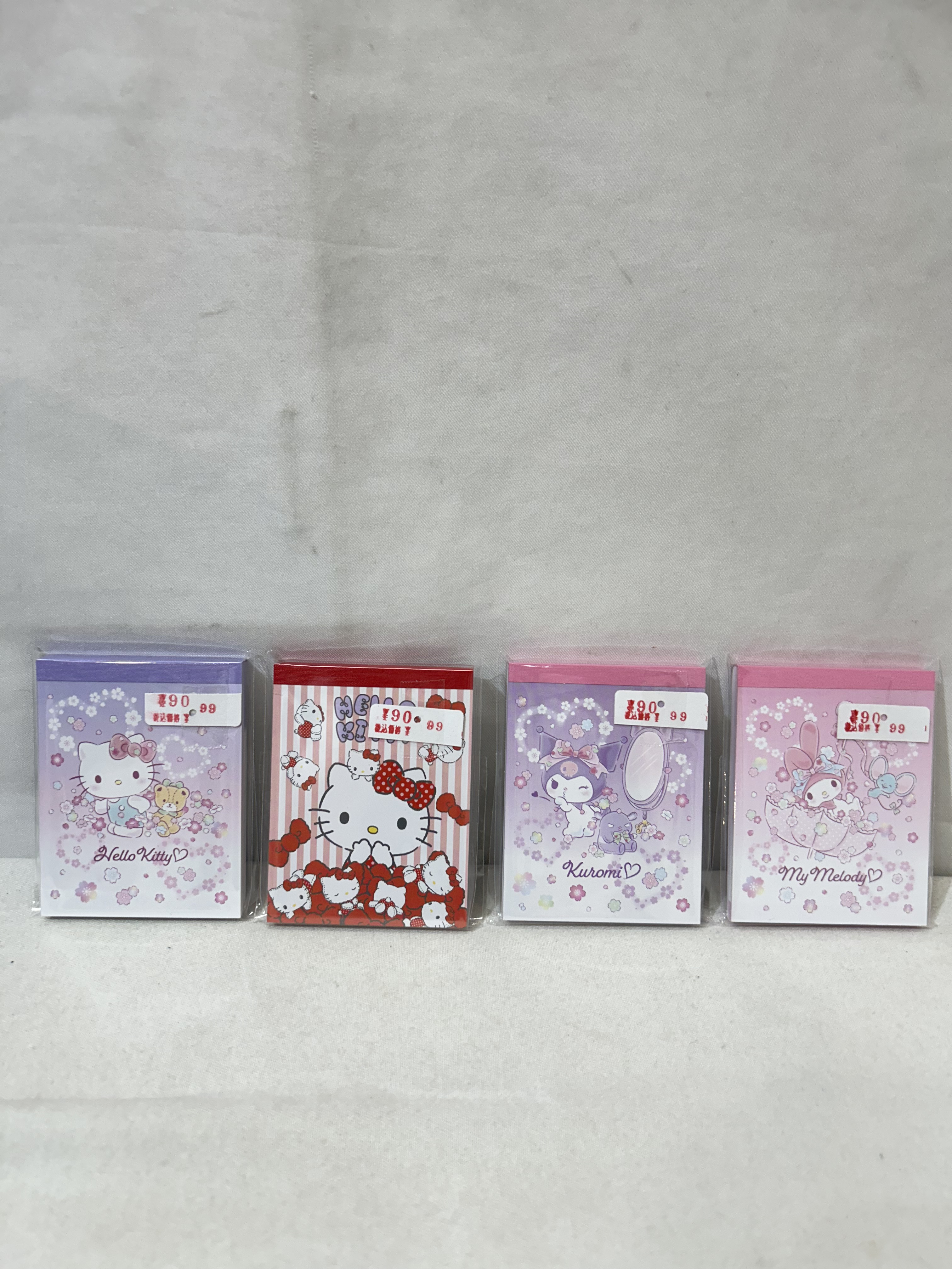 新品 サンリオ ミニメモ帳  各種