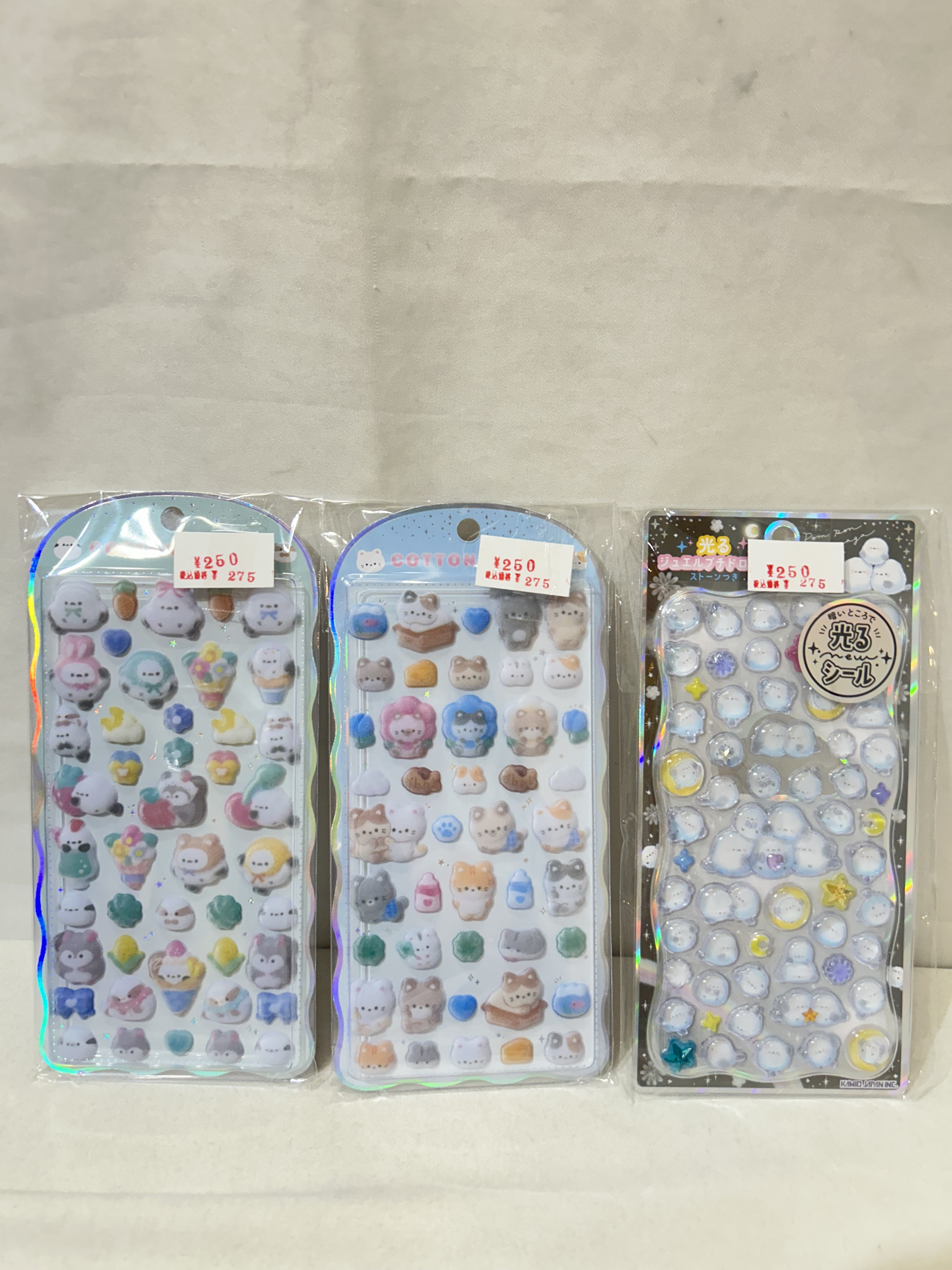 新品 ぷっくりシール　各種