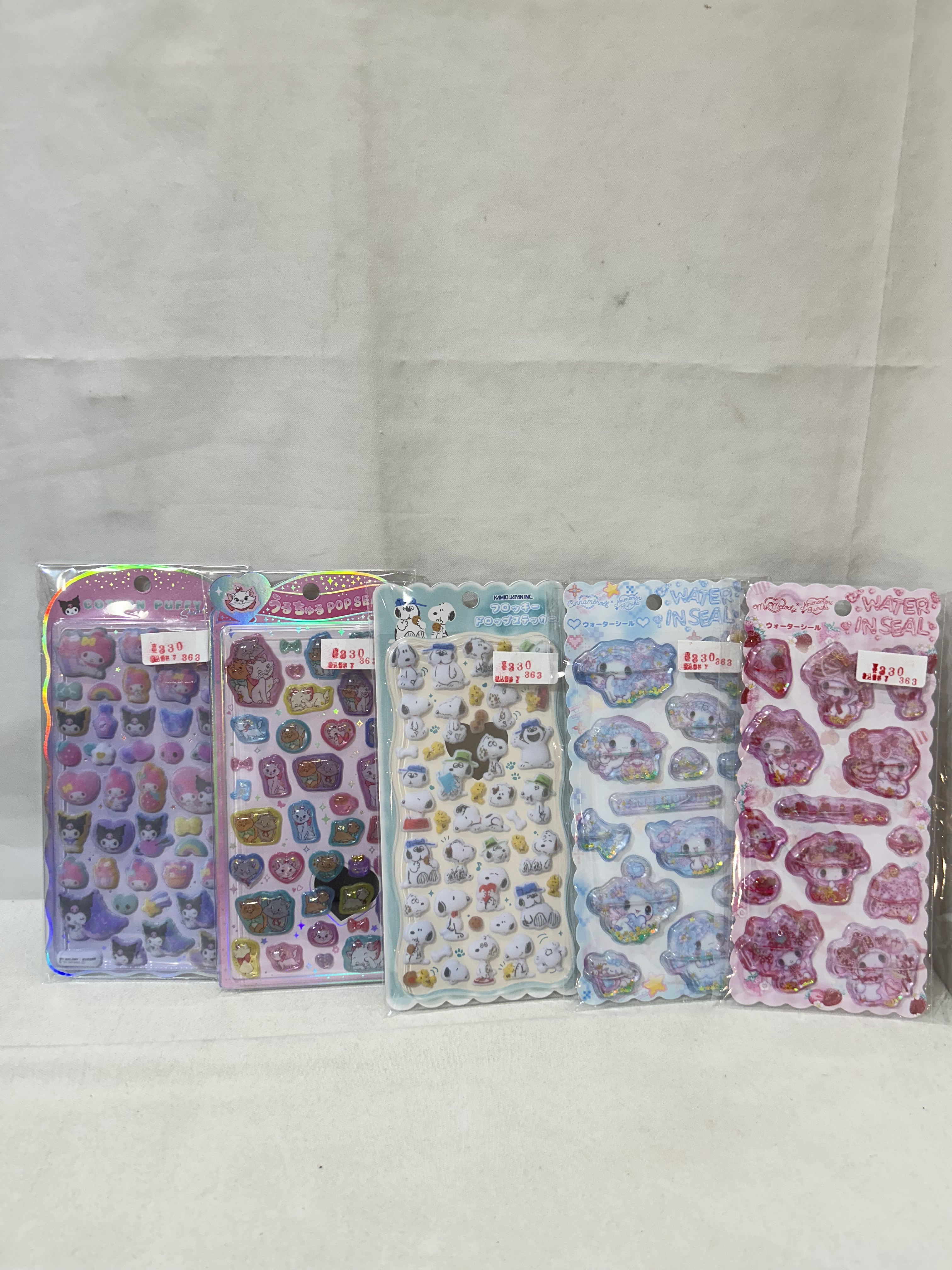 新品　ぷっくり＆ウォーターシール　各種