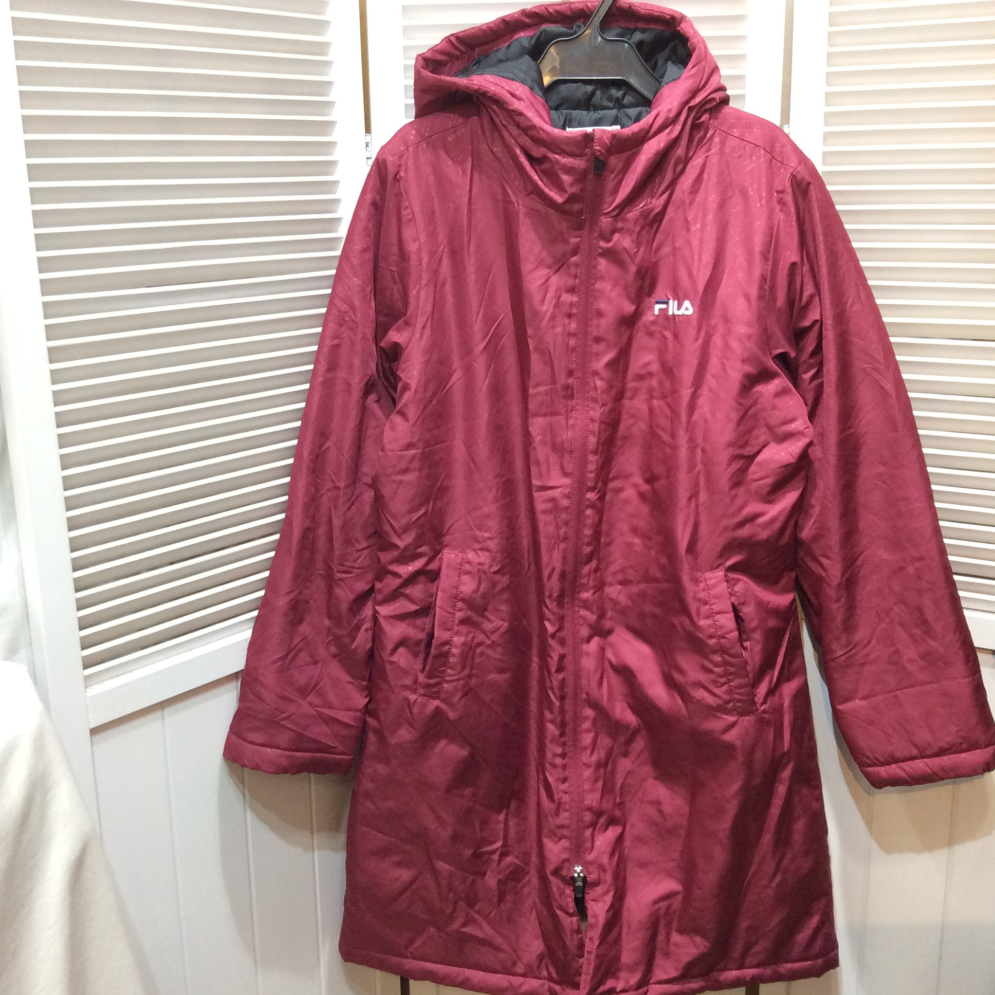 FILA フィラ フード付き中綿コート Mサイズ  美品