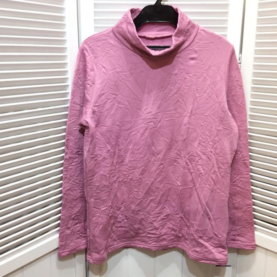 新品☆T'S COLLECTION 婦人 長袖タートルカットソー M ライトパープル系
