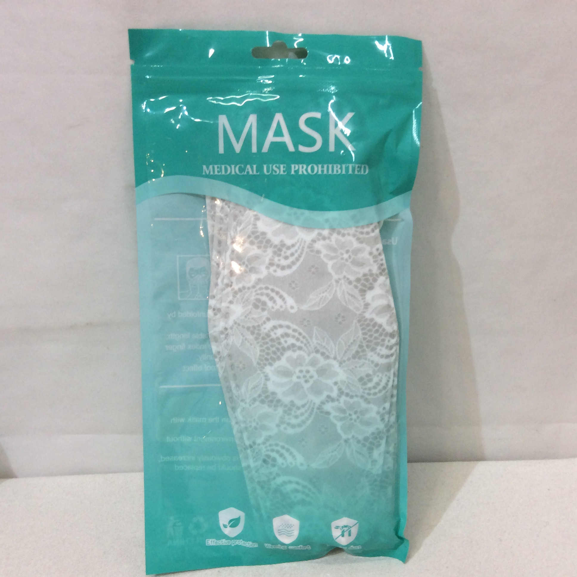 新品 MASK オリジナルプリント 3D  6枚入  ホワイト