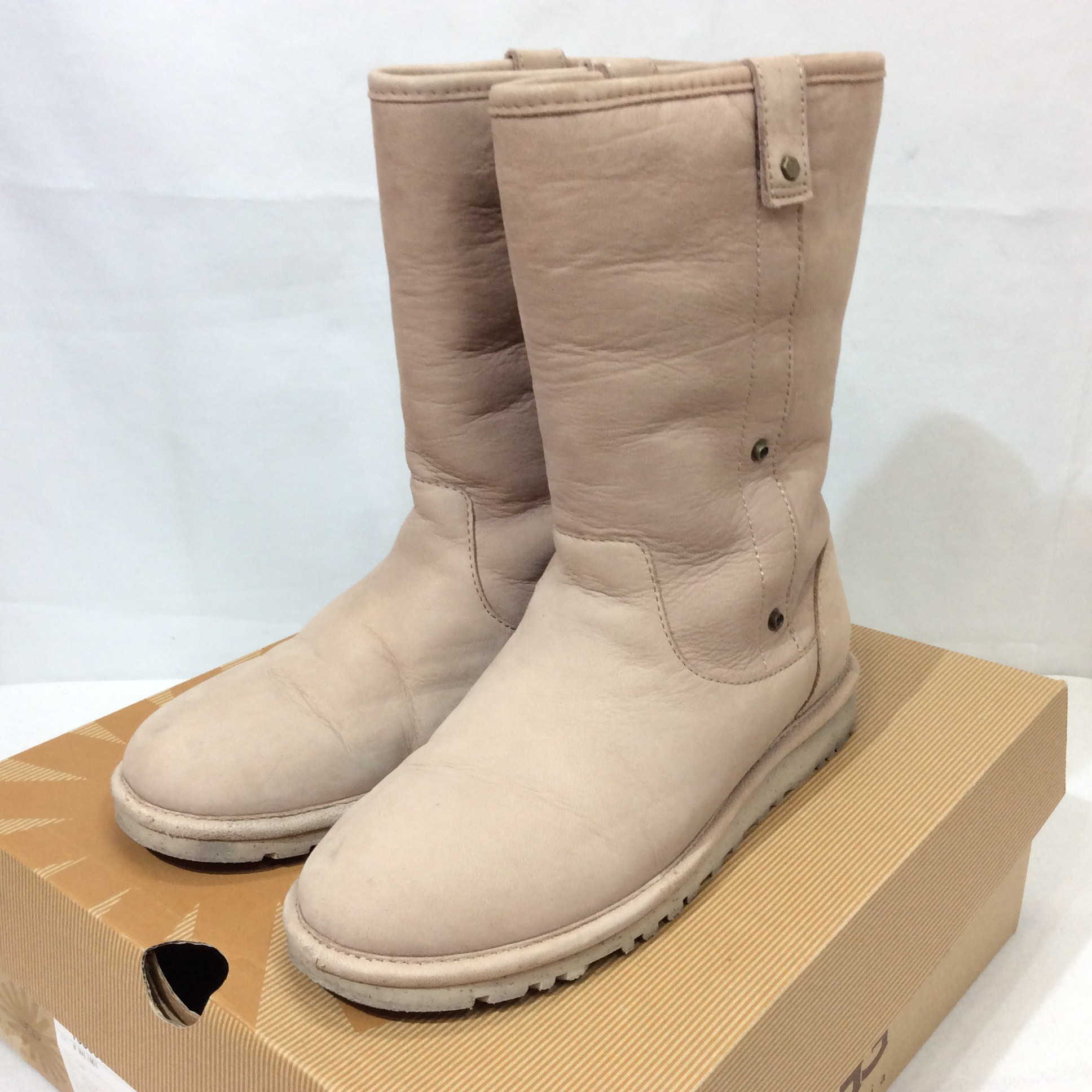 UGG アグ オーストリア ムートンブーツ MALINDIマリンディ 24cm 1006645 W/FAWN 箱付