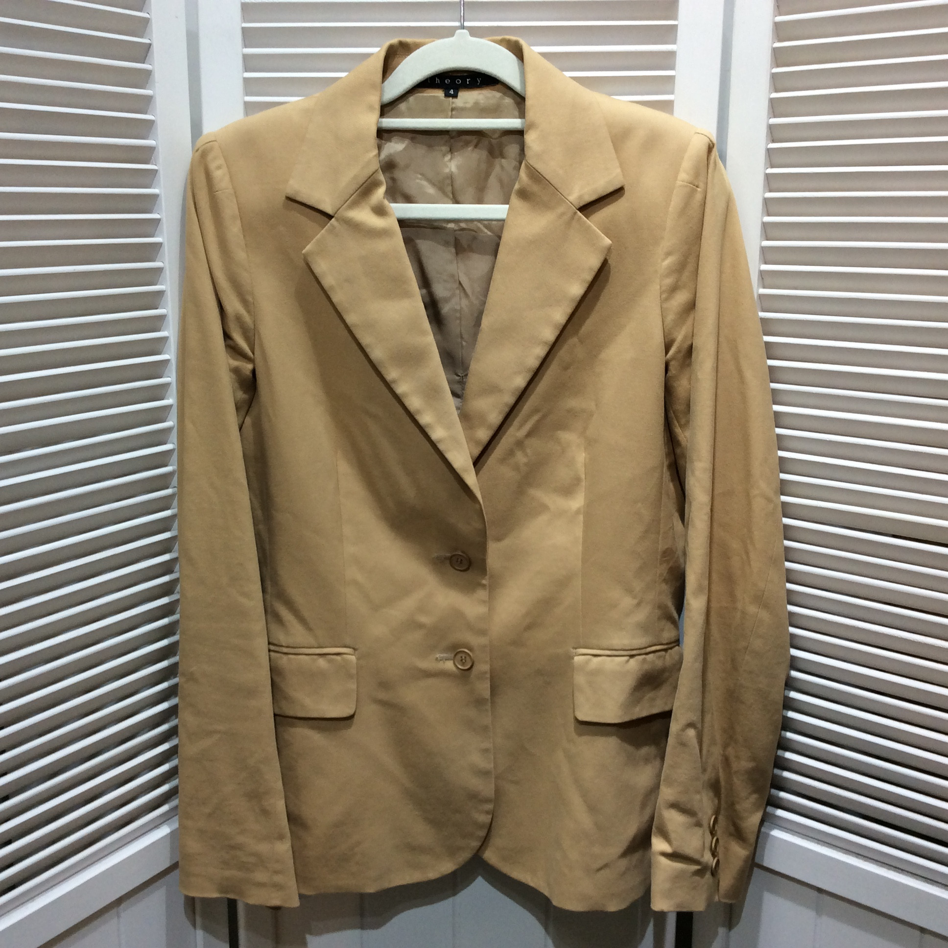theory セオリー ジャケット 4 ベージュ