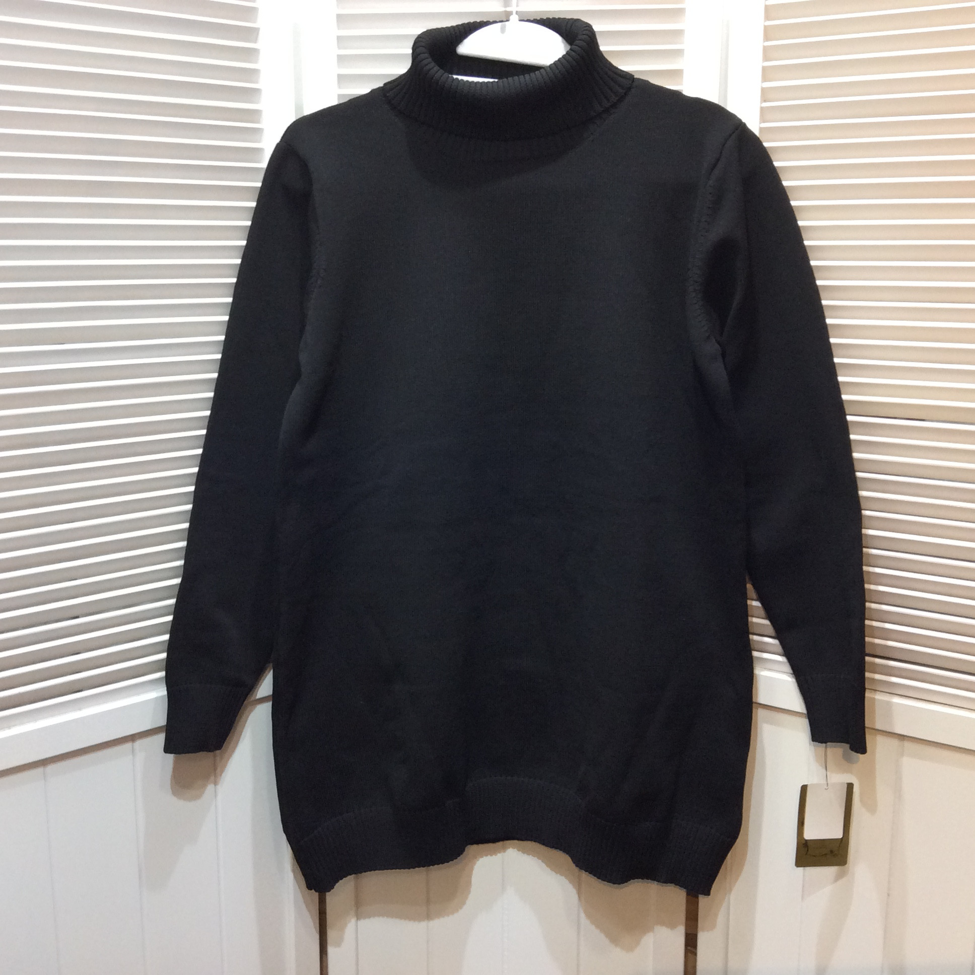 未使用 Provador タートルニットチュニックセーター LL ブラック