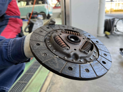 クラッチディスク④表面焼け.JPG