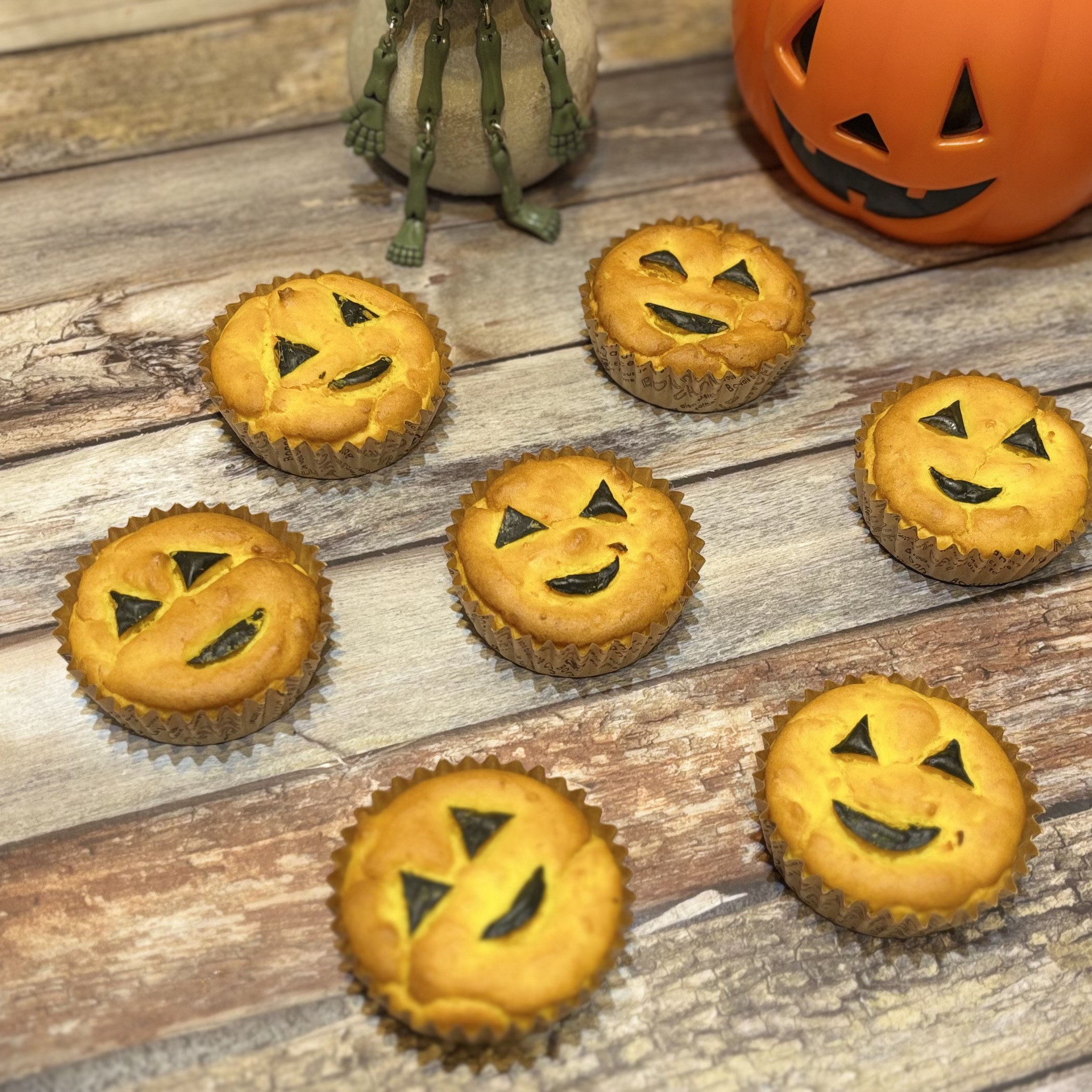 【グルテンフリー　お菓子レッスン】ハロウィンお米のかぼちゃケーク