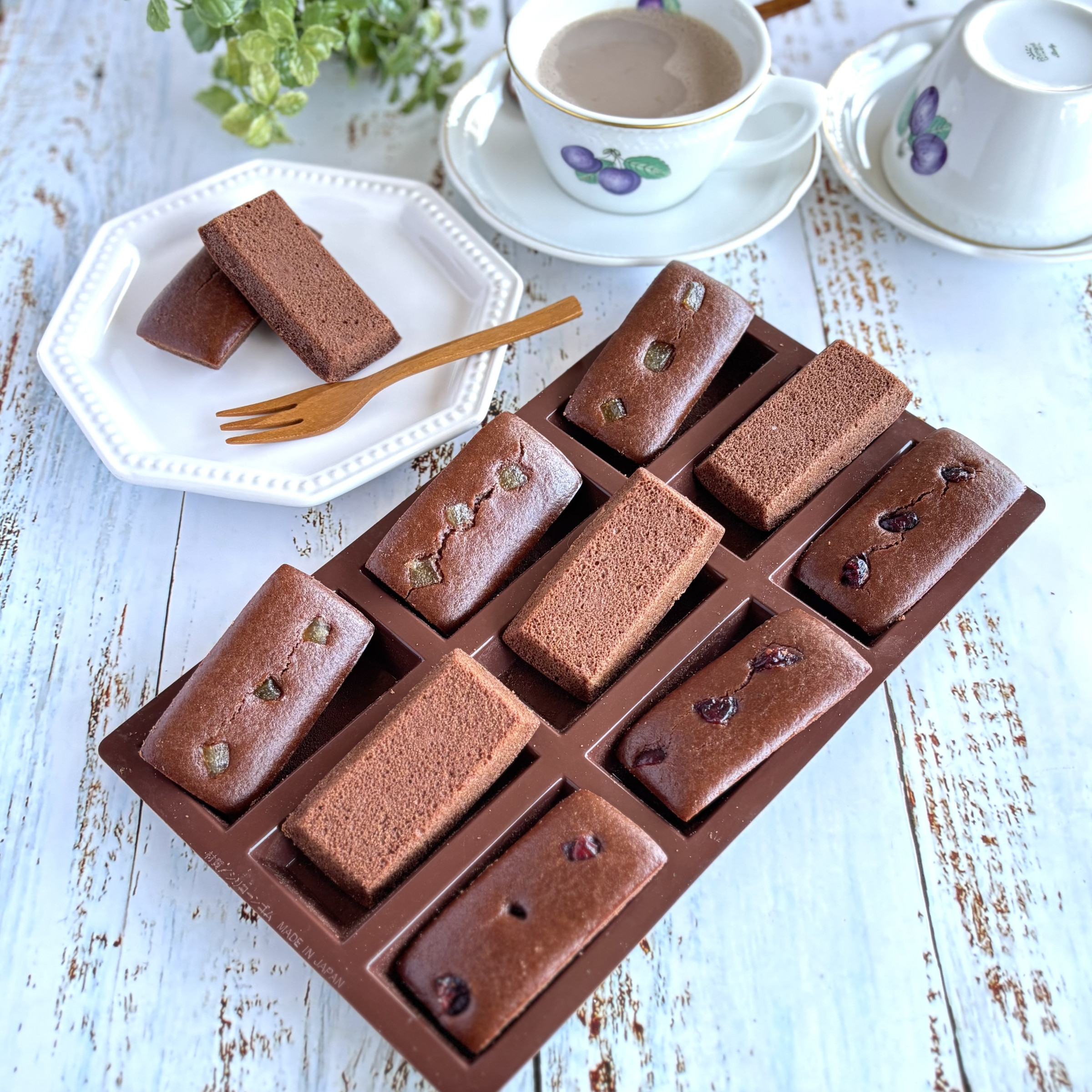 【グルテンフリー　お菓子レッスン】もっちりショコラフィナンシエ＆ソイホットチョコレートドリンク