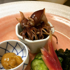 ほたるイカ酢味噌