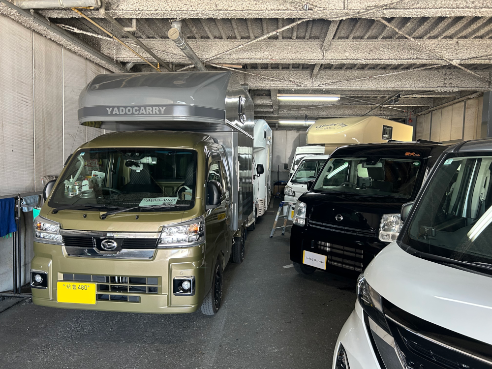 TabbyGarageガレージ内