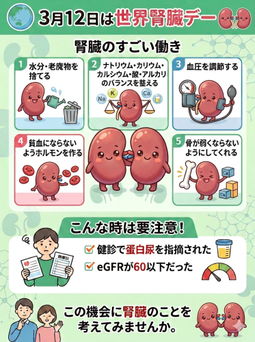 3月12日は世界腎臓デー