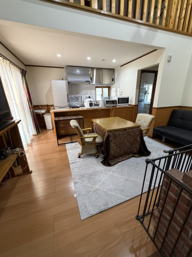 1階リビング、キッチン、