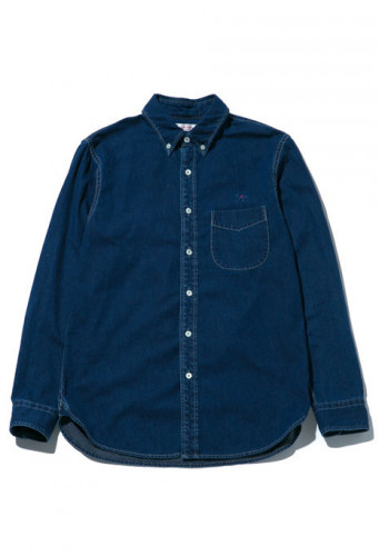 JOURNEYエンブロイダリー デニムBDシャツ NAVY.jpg