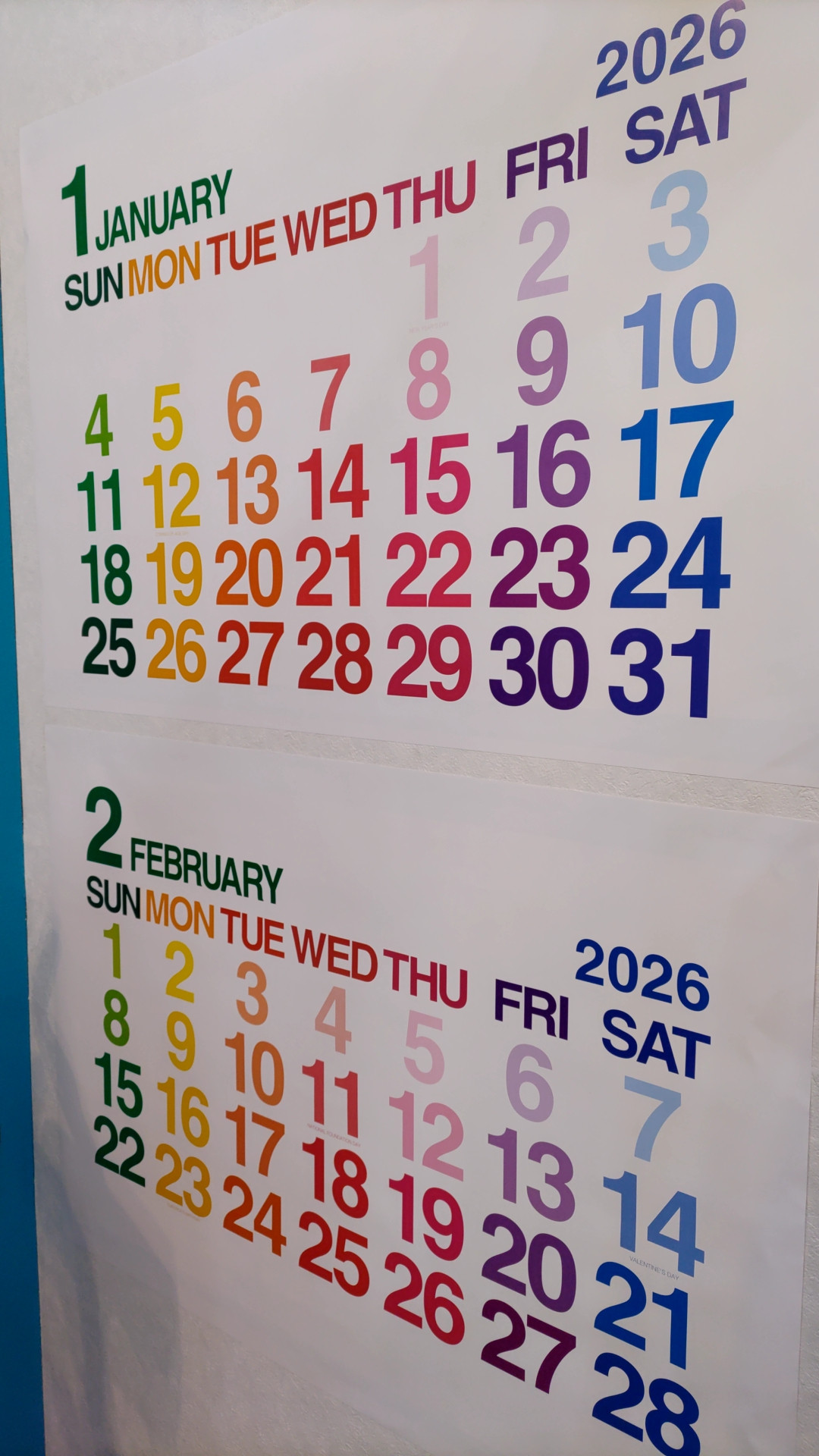 🗓大きく見やすく可愛いの復活🗓