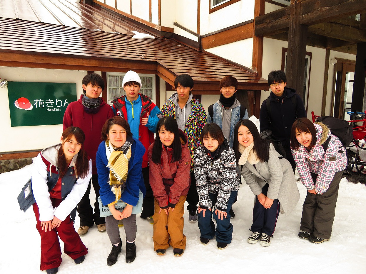スキーグループ楽しいね！