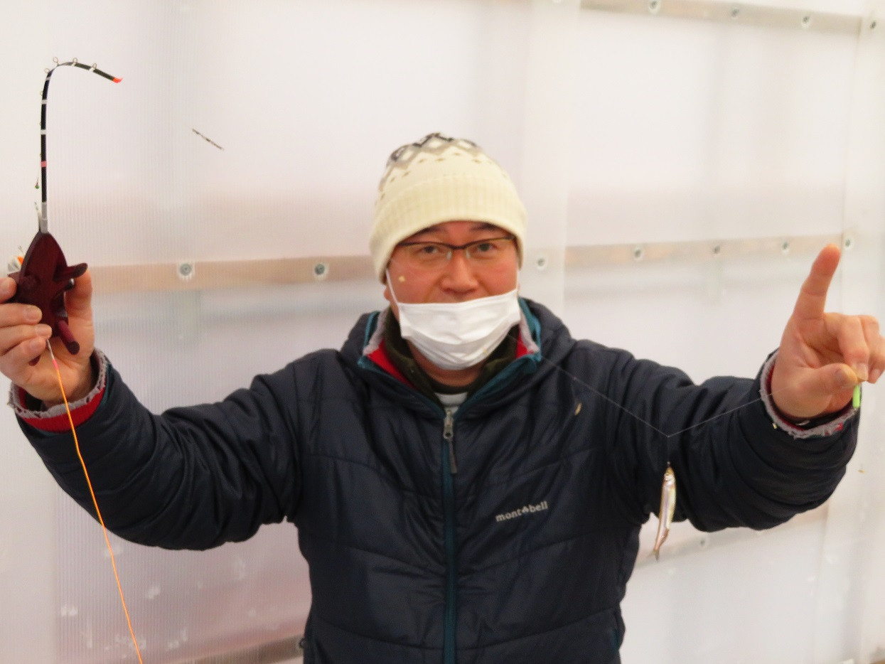 ワカサギ釣り！