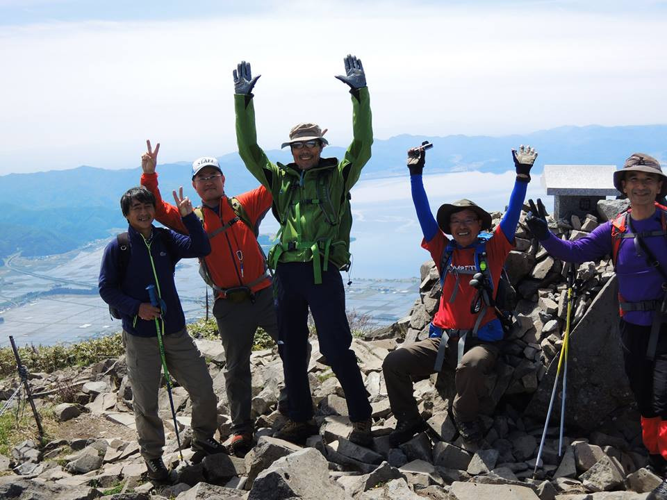 磐梯山、登頂！