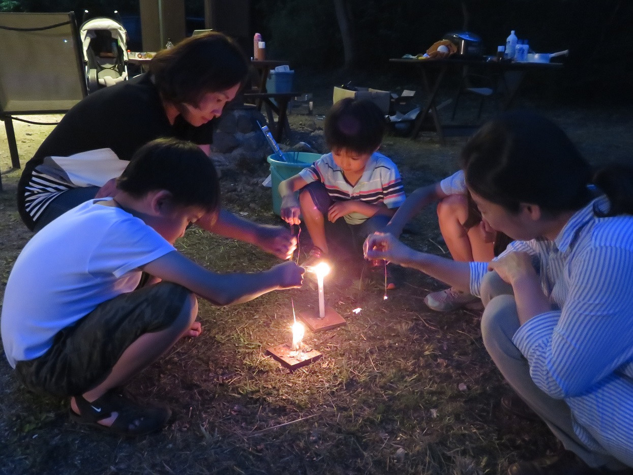 花火が楽しいね