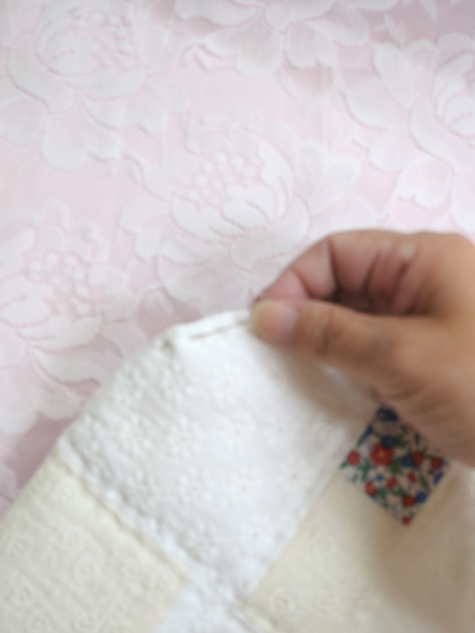 パッチワークキルト* 通帳入れケース